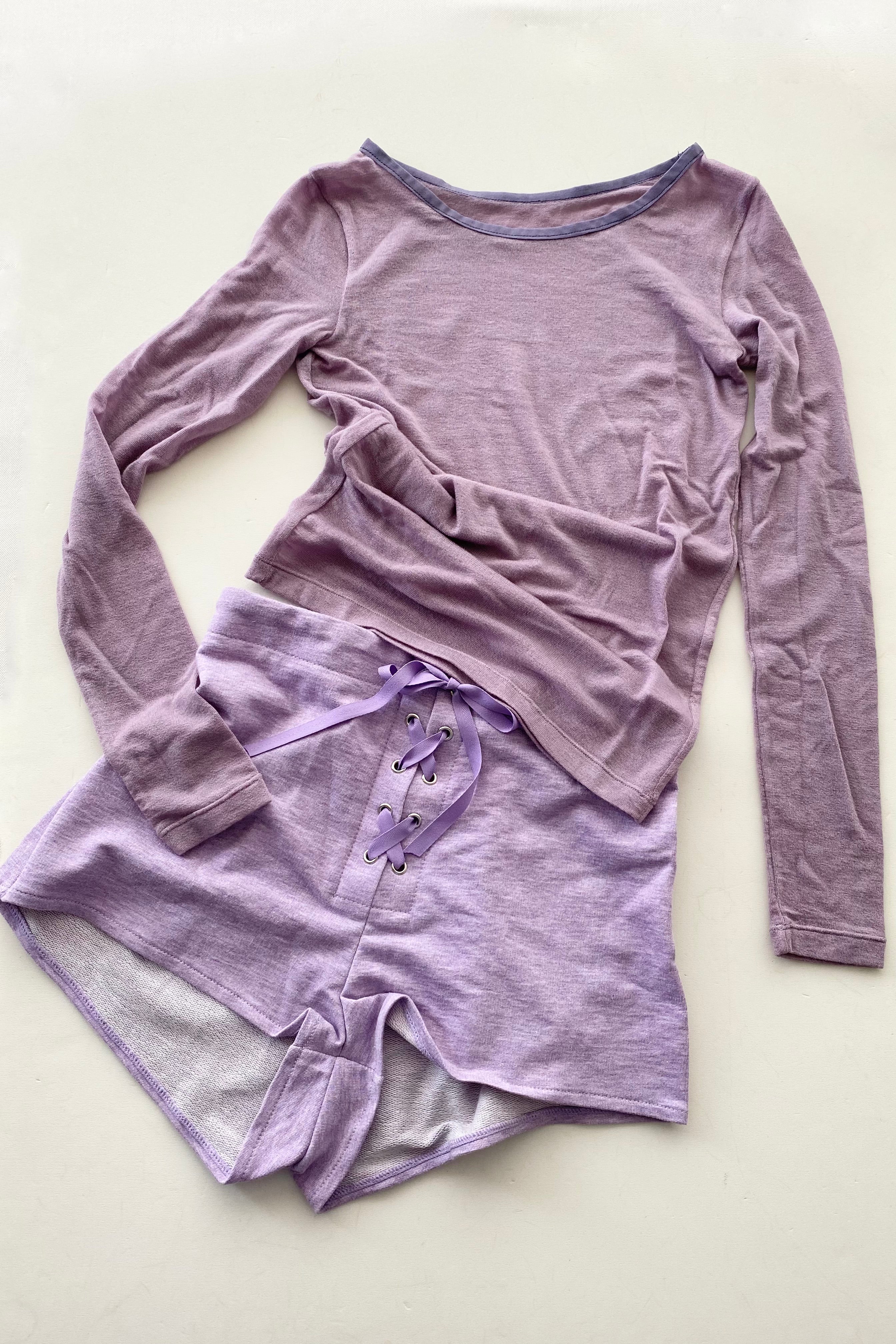ORGANIC COTTON SHORT | LILAC