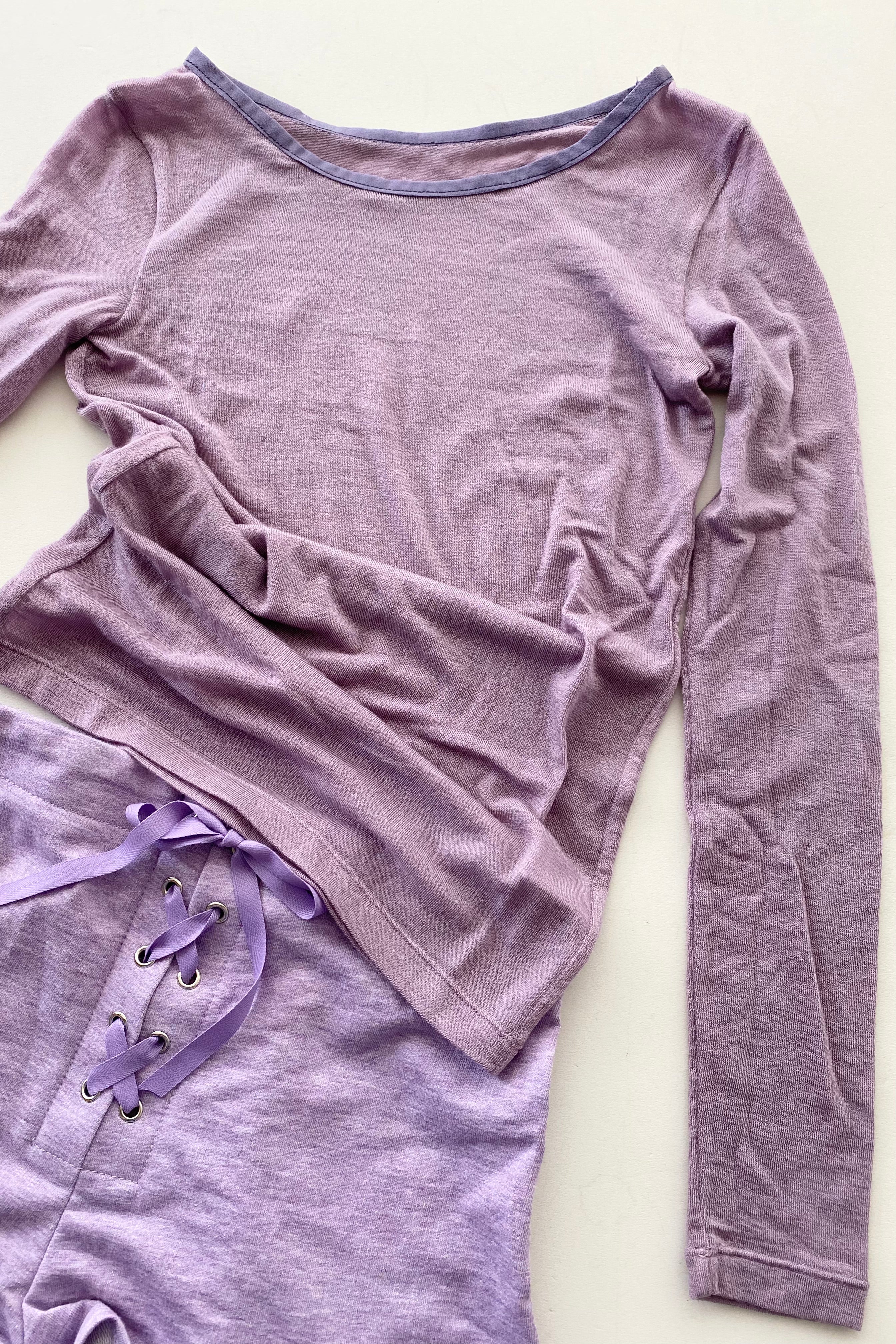 ORGANIC COTTON SHORT | LILAC