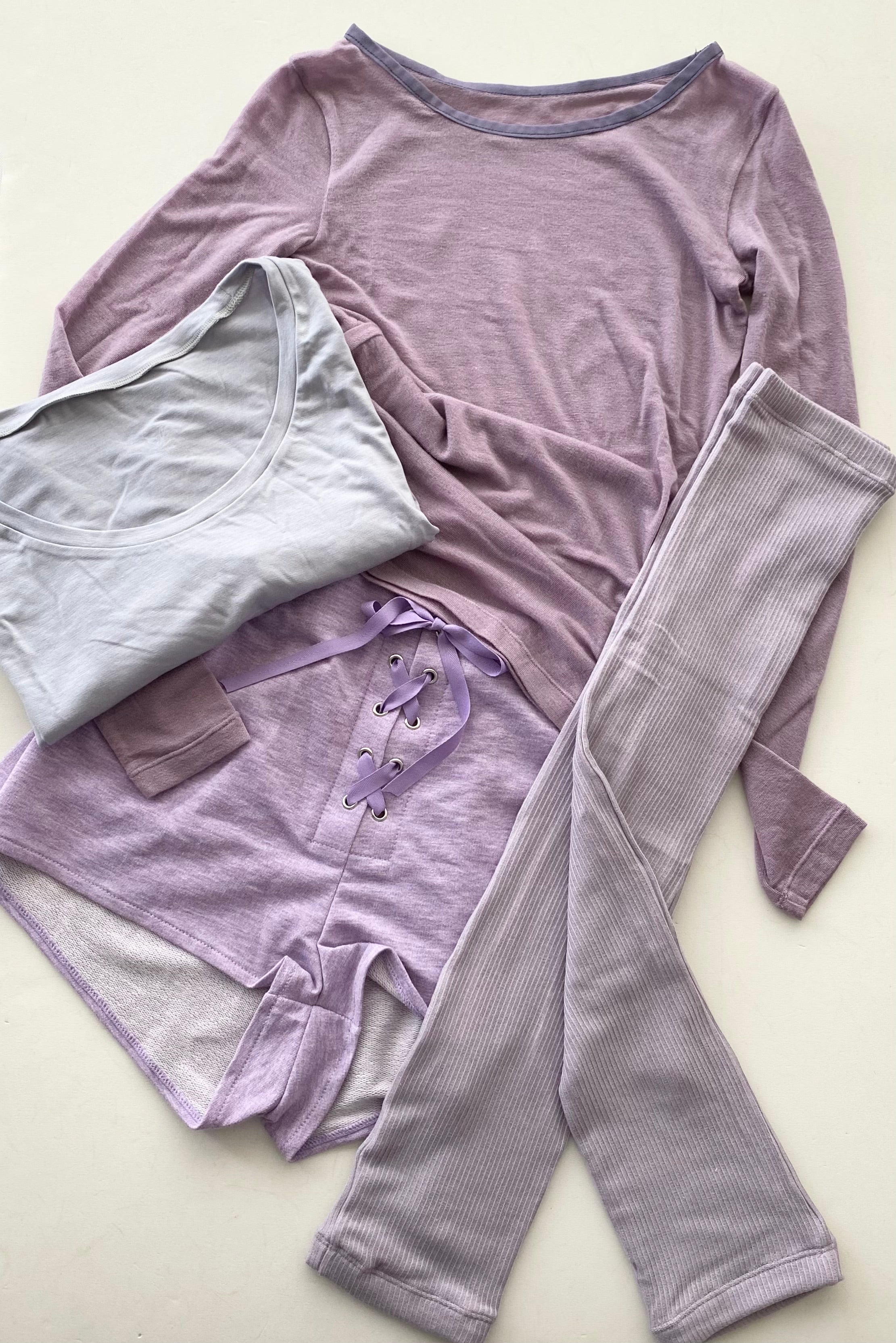 ORGANIC COTTON SHORT | LILAC
