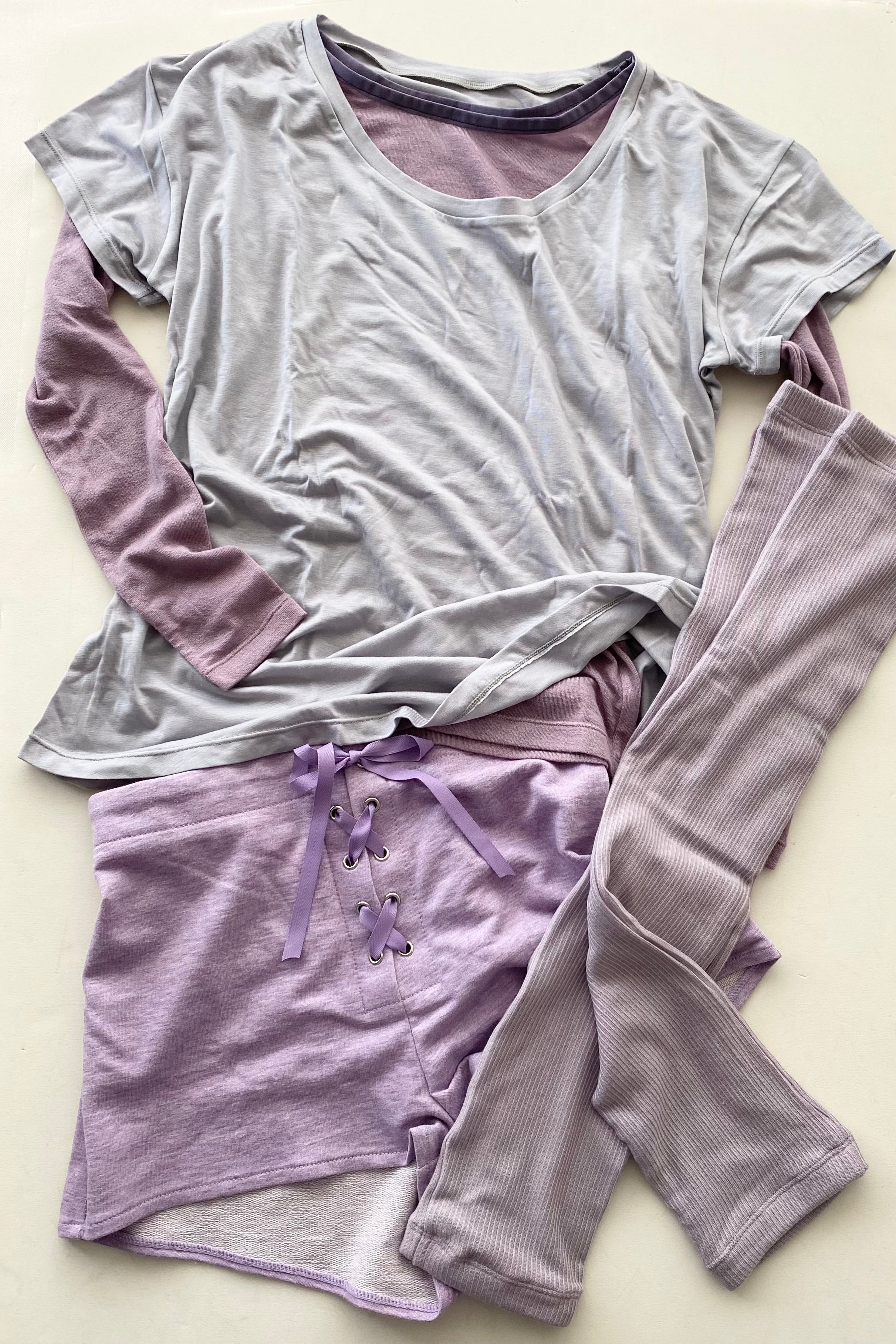 ORGANIC COTTON SHORT | LILAC