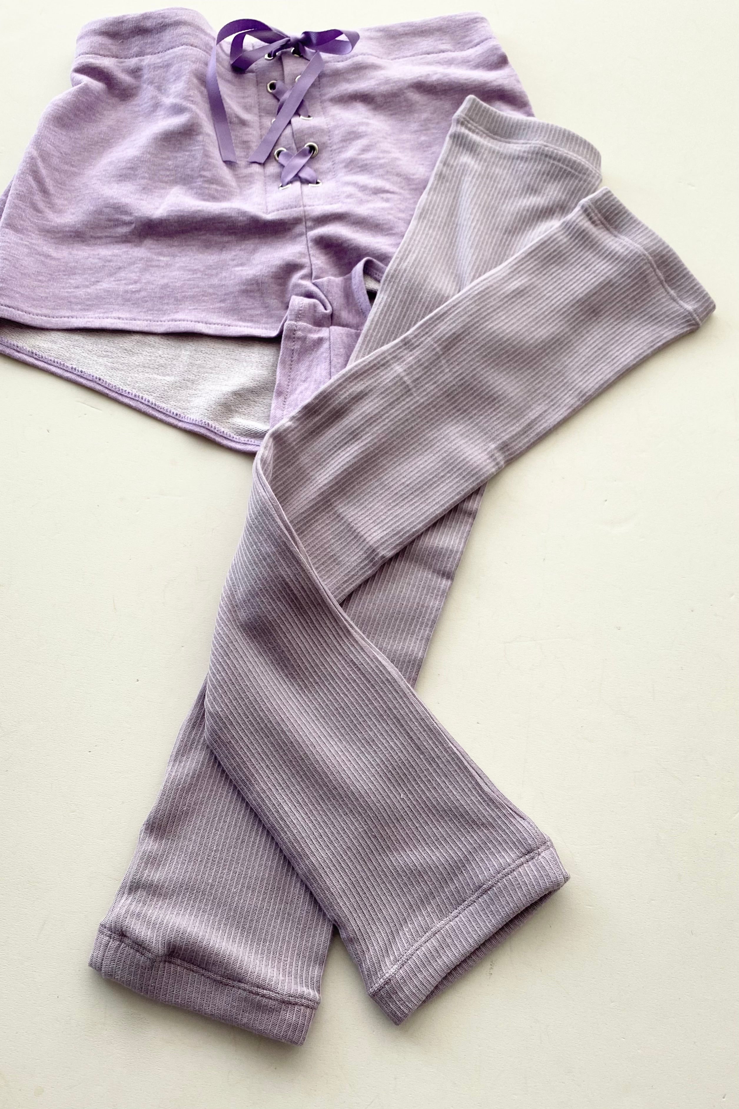 ORGANIC COTTON SHORT | LILAC
