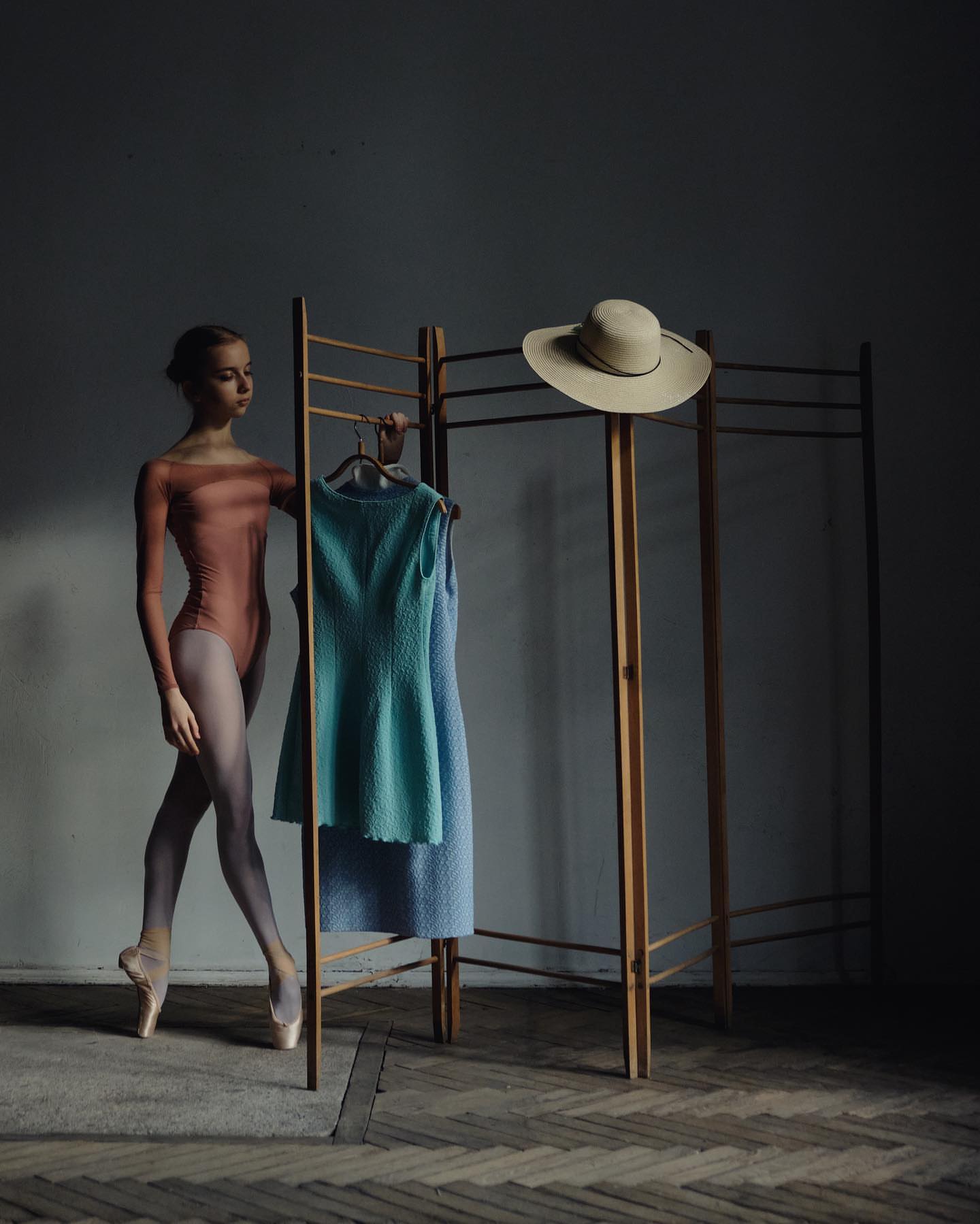 Dream Leotard by Kristina Kretova | Dusty peach