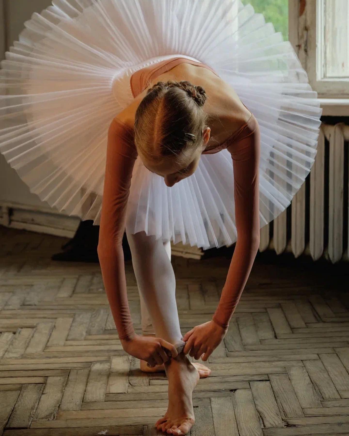 Dream Leotard by Kristina Kretova | Dusty peach
