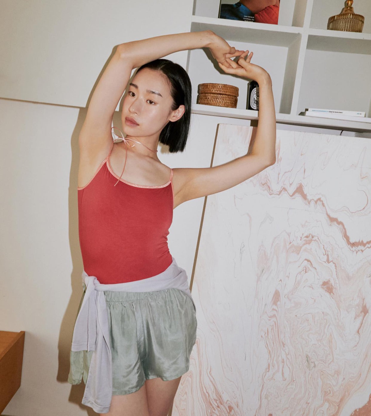 MODAL® LEOTARD | STRAWBERRY SHERBET