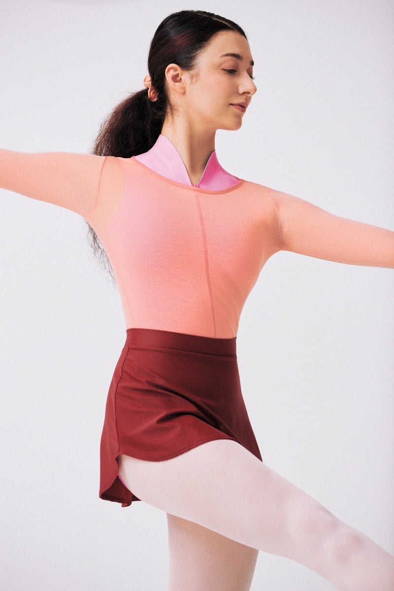 ECONYL® BALLET SKIRT | BURGUNDY