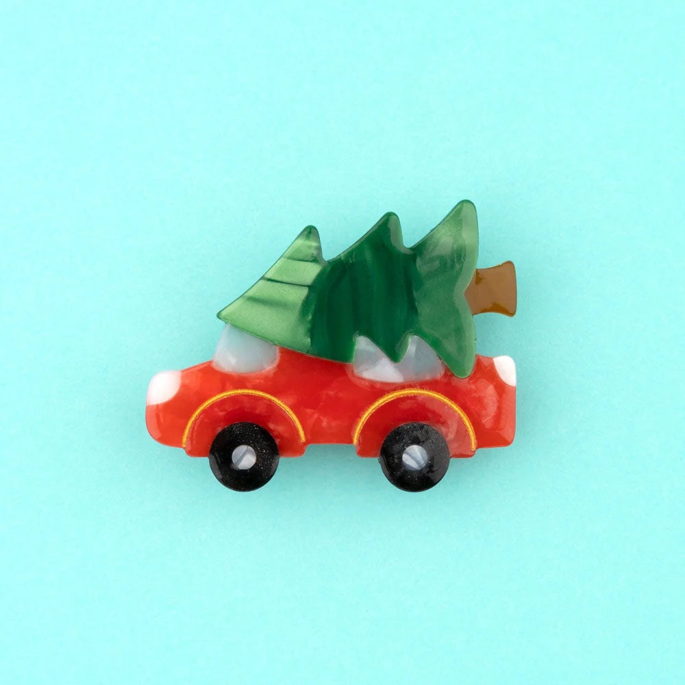 CHRISTMAS CAR HAIR CLIP