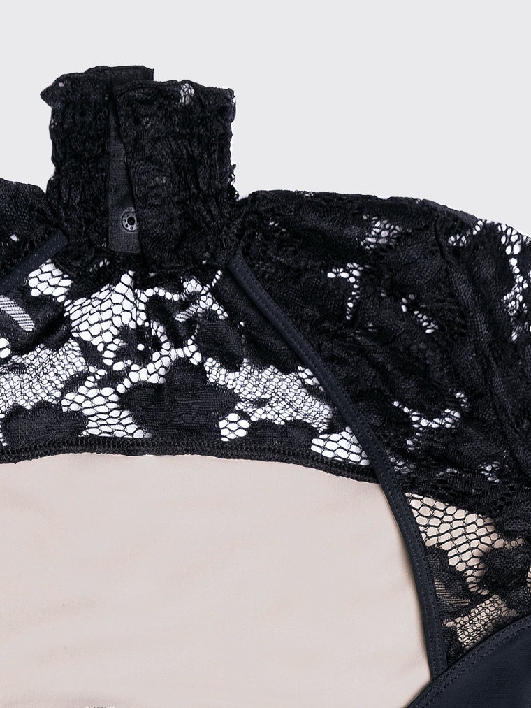 Leotard Casta Diva 2.0 by Evgenia Obraztsova | Black