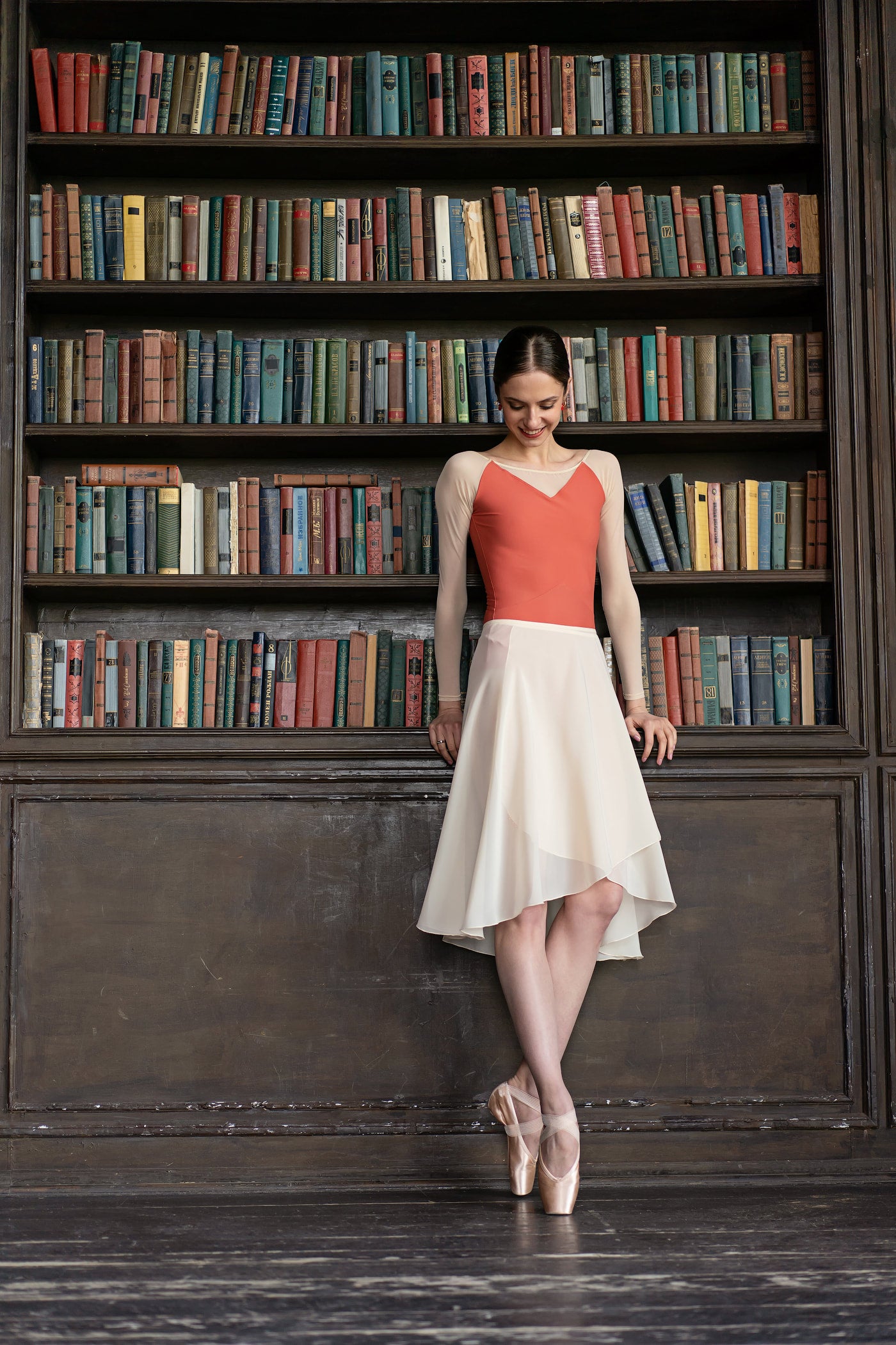 Tunique-skirt midi | Nude