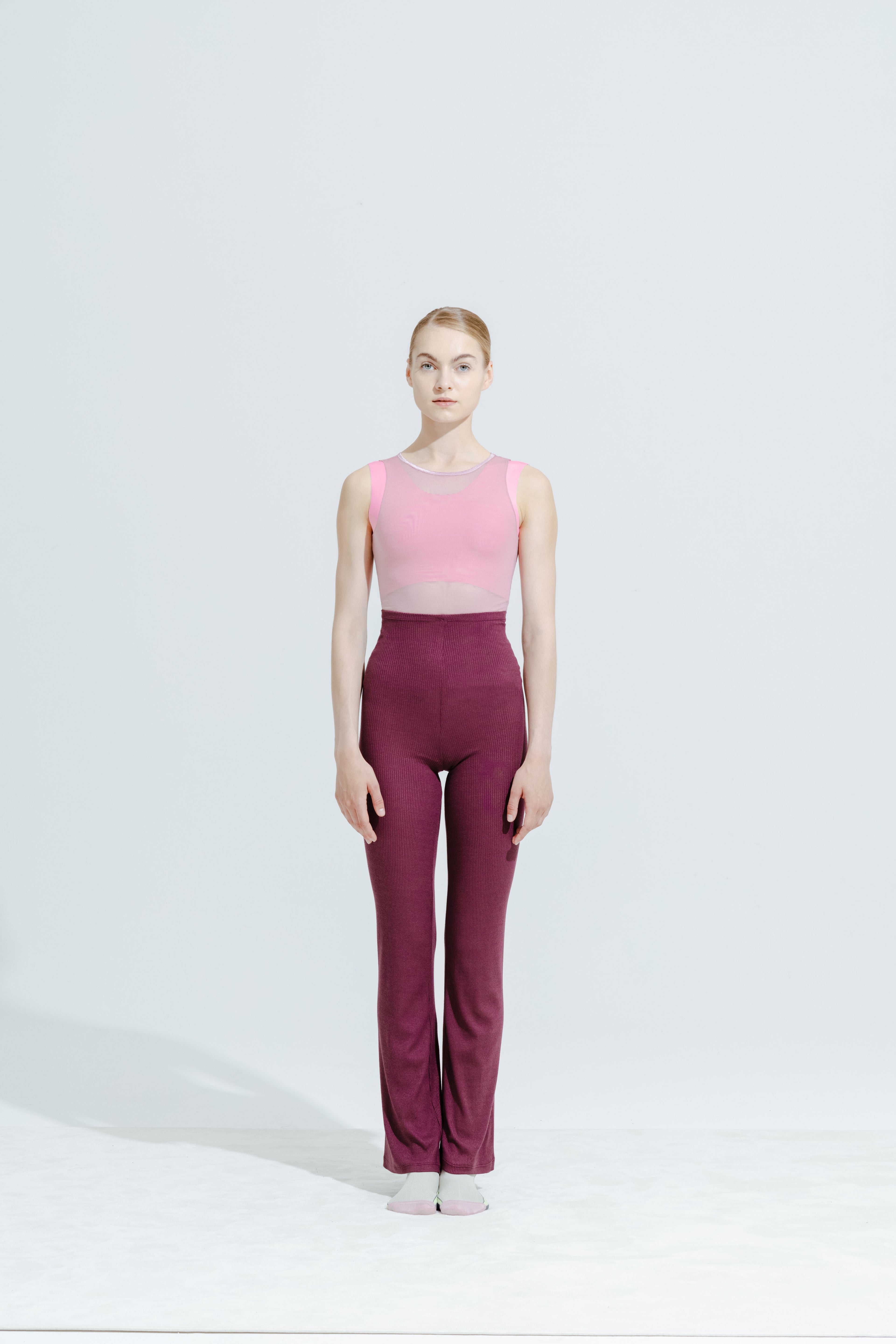 MODAL® SHORT GOWN AND PANTS SET - SHADOW
