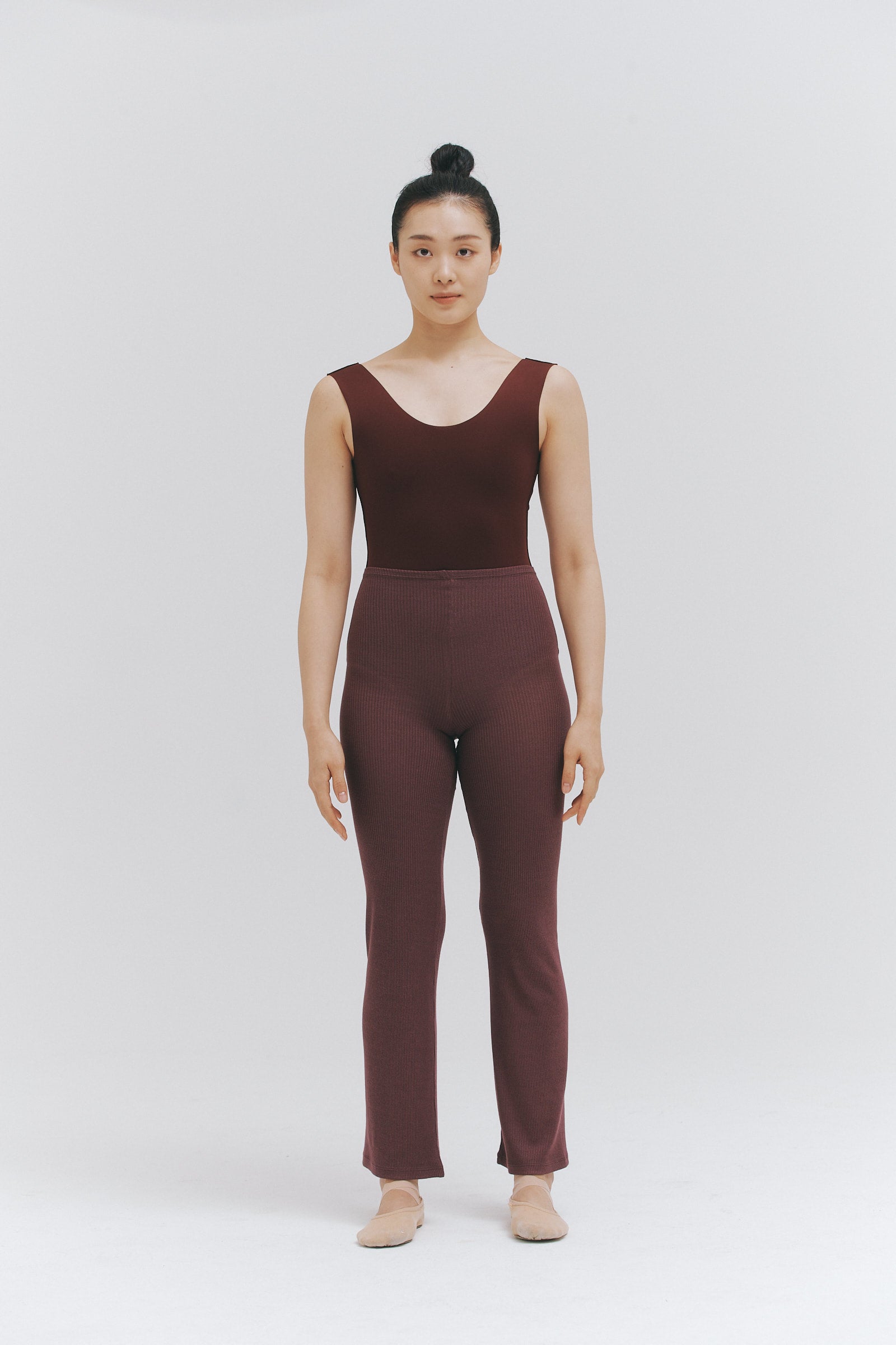 MODAL® SHORT GOWN AND PANTS SET - SHADOW