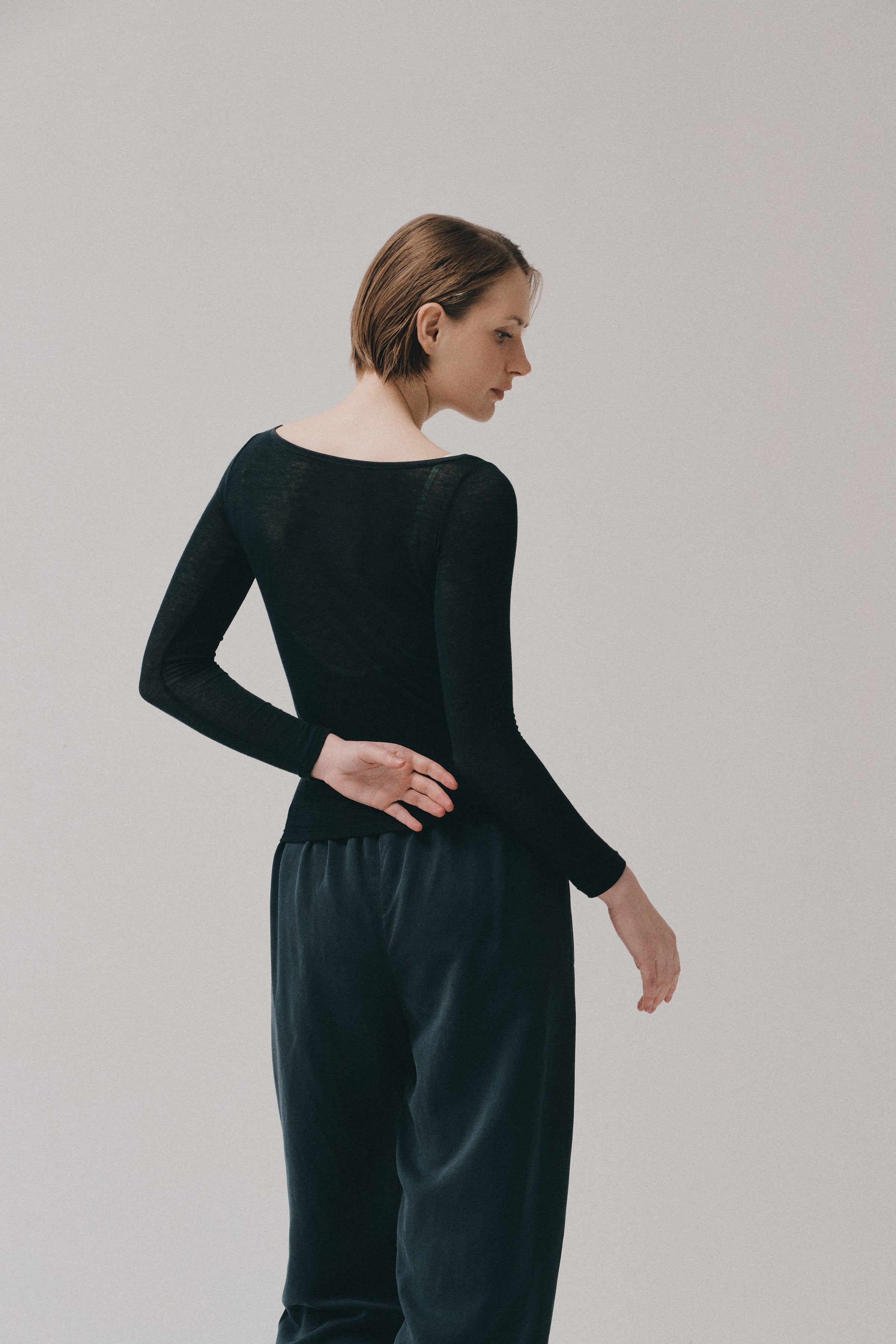 CUPRO MODAL® PANTS | BLACK