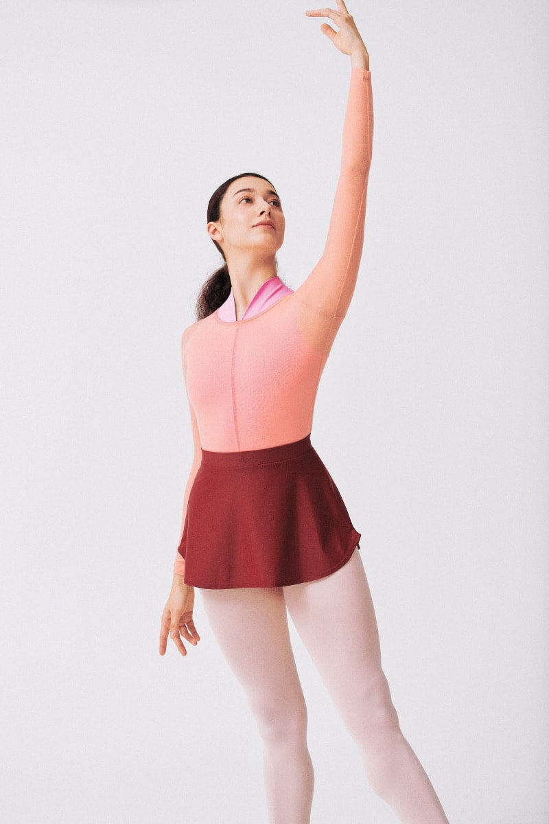 ECONYL® BALLET SKIRT | BURGUNDY