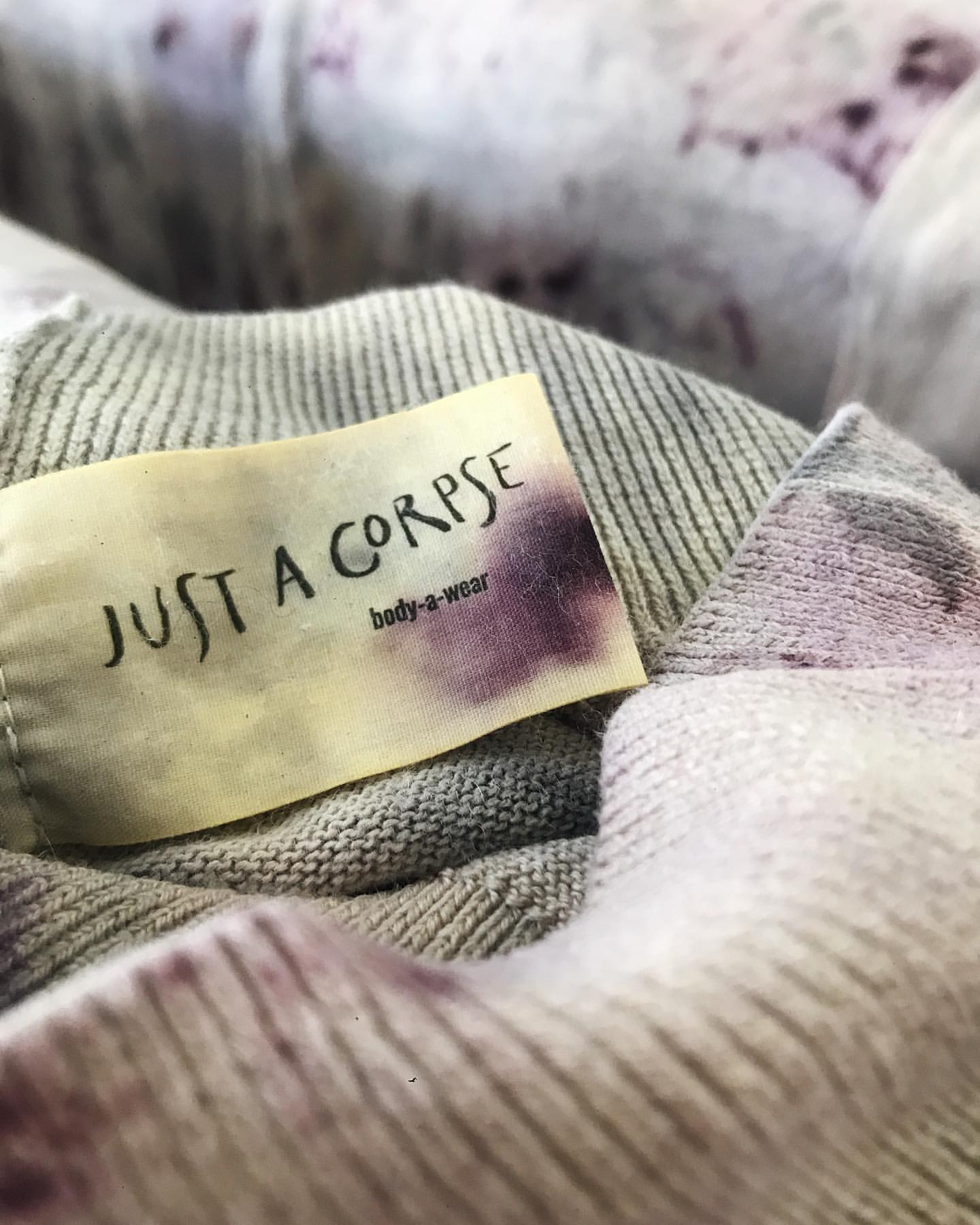 SUN-KISSED – hand dyed t-shirt with embroidered bugs – sage/multicolor