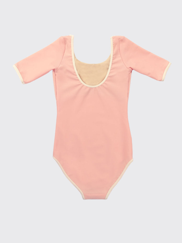 Montpensier girls leotard | Pink peach