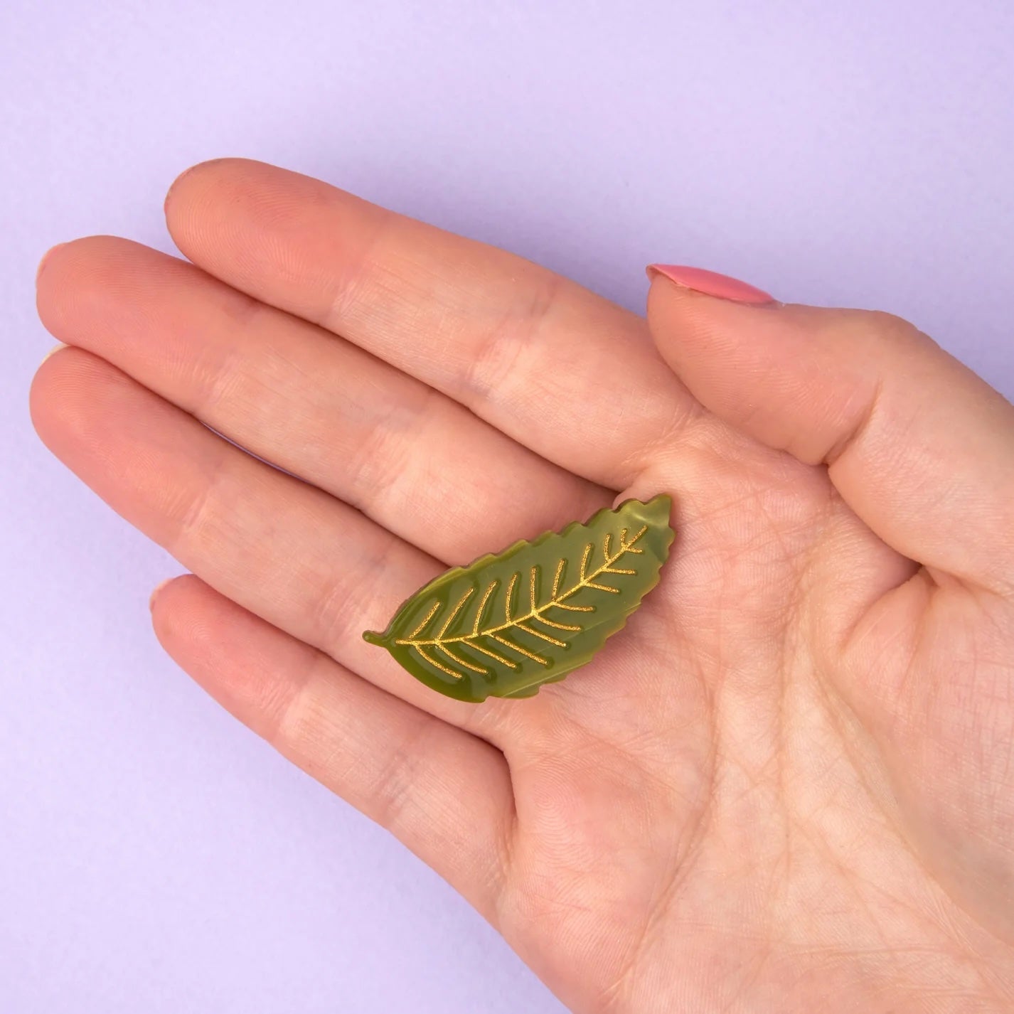 CHESTNUT LEAF HAIR CLIP