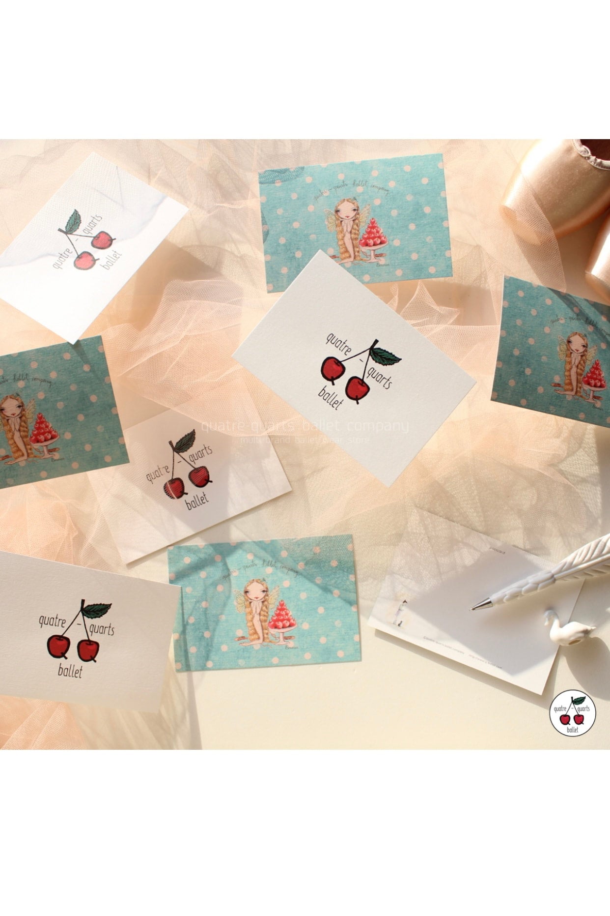 Greeting card | quatre-quarts ballet company オリジナルポストカード(2種セット)