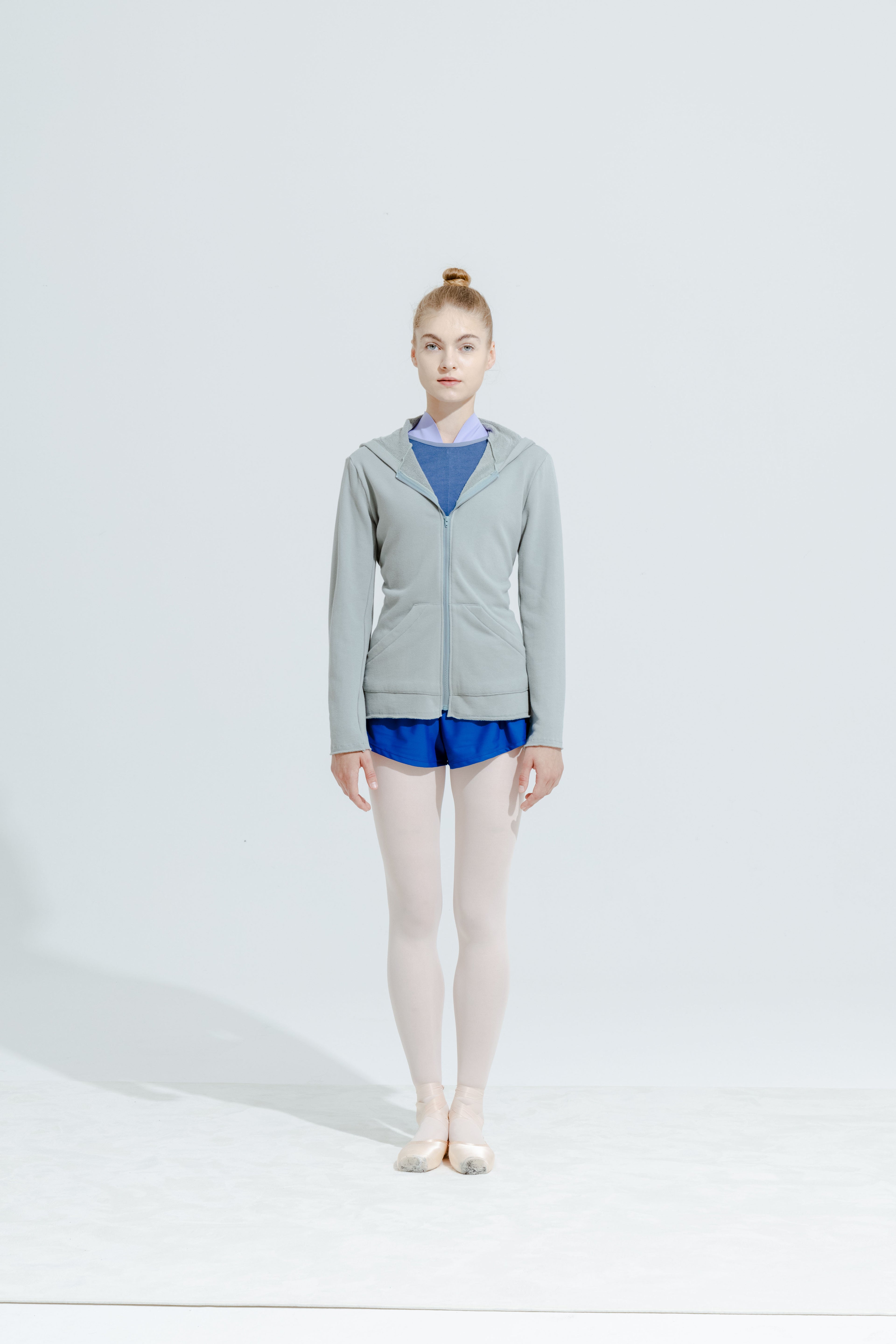 ORGANIC COTTON LACED HOODIE | SAUGE