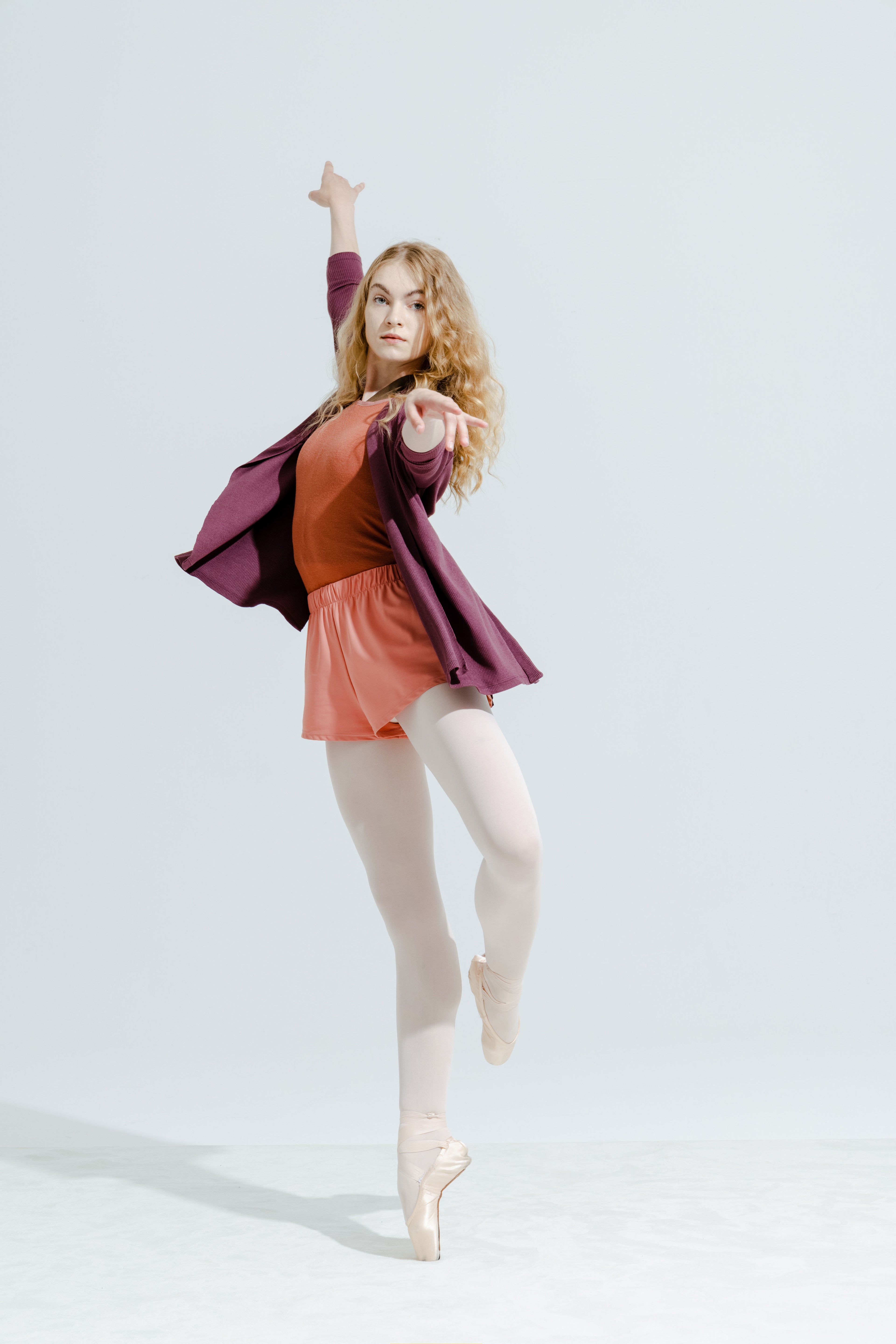 MODAL® SHORT GOWN AND PANTS SET - SHADOW