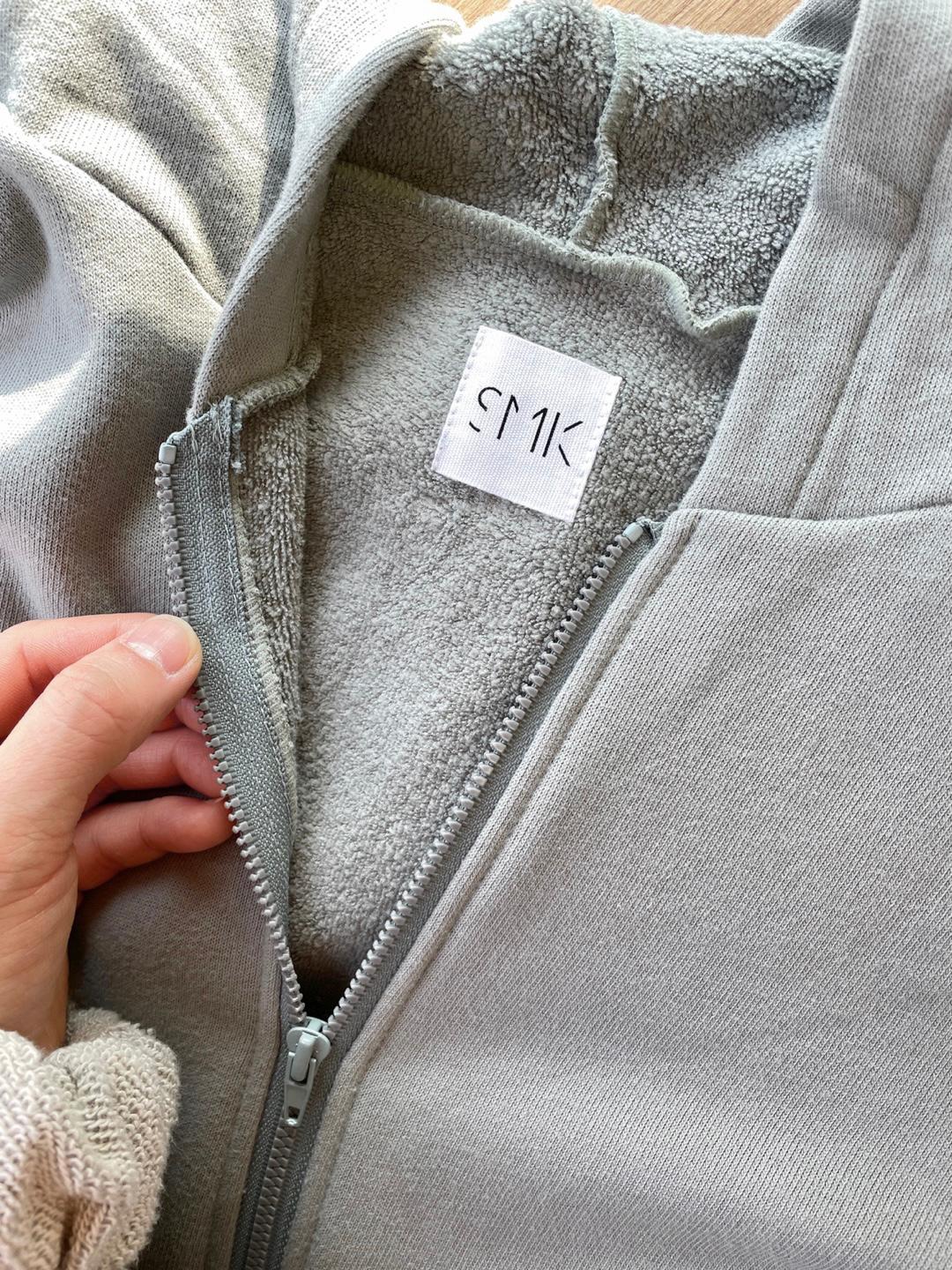ORGANIC COTTON LACED HOODIE | SAUGE