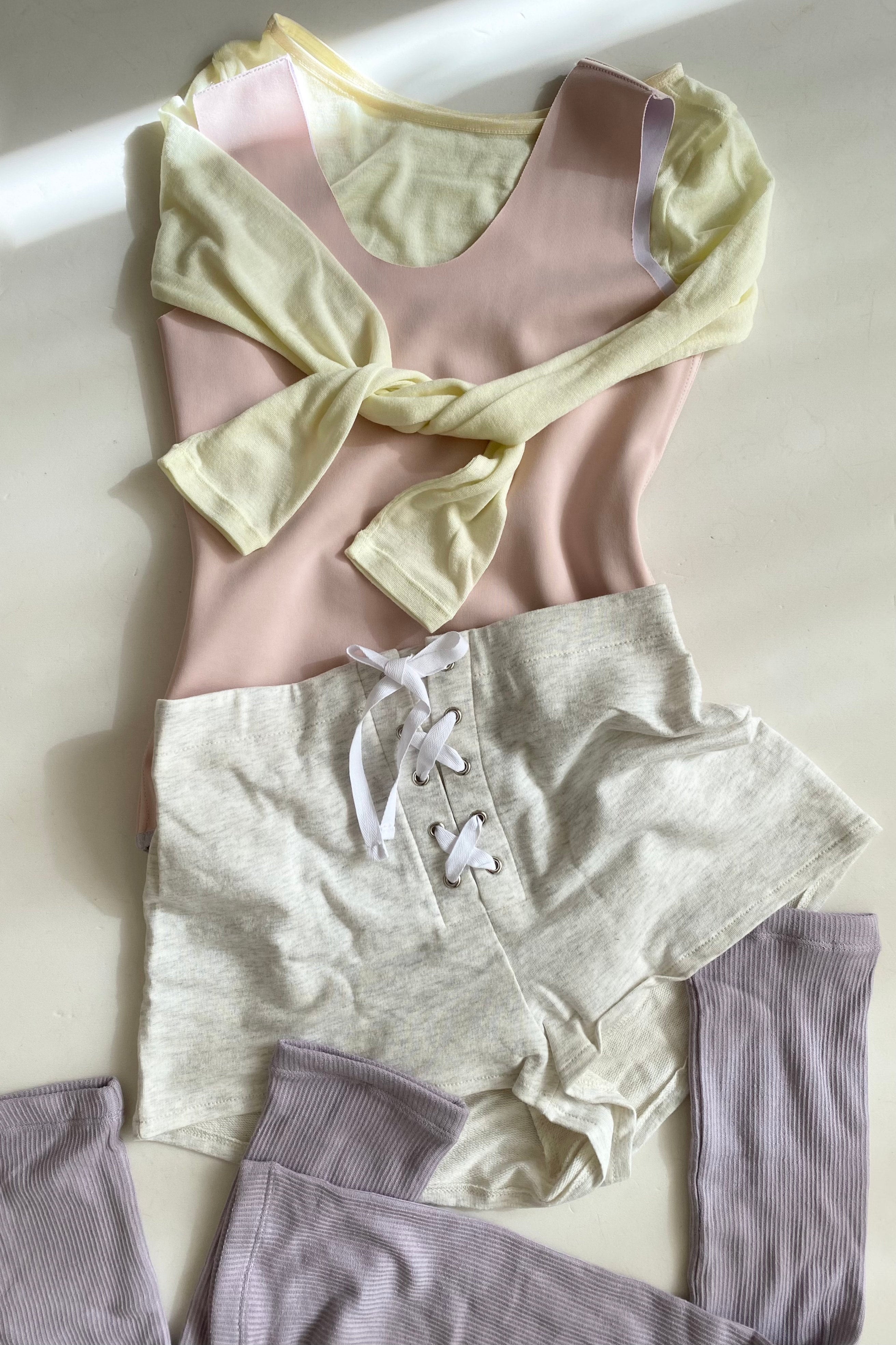 CREORA® REVERSIBLE LEOTARD | LIGHT LILAC/NUDE