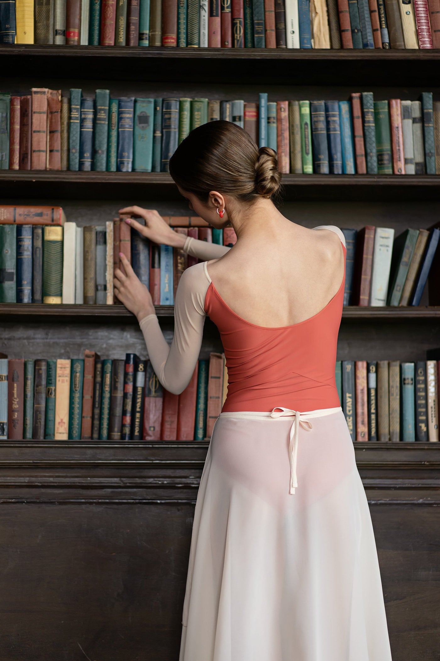Tunique-skirt midi | Nude