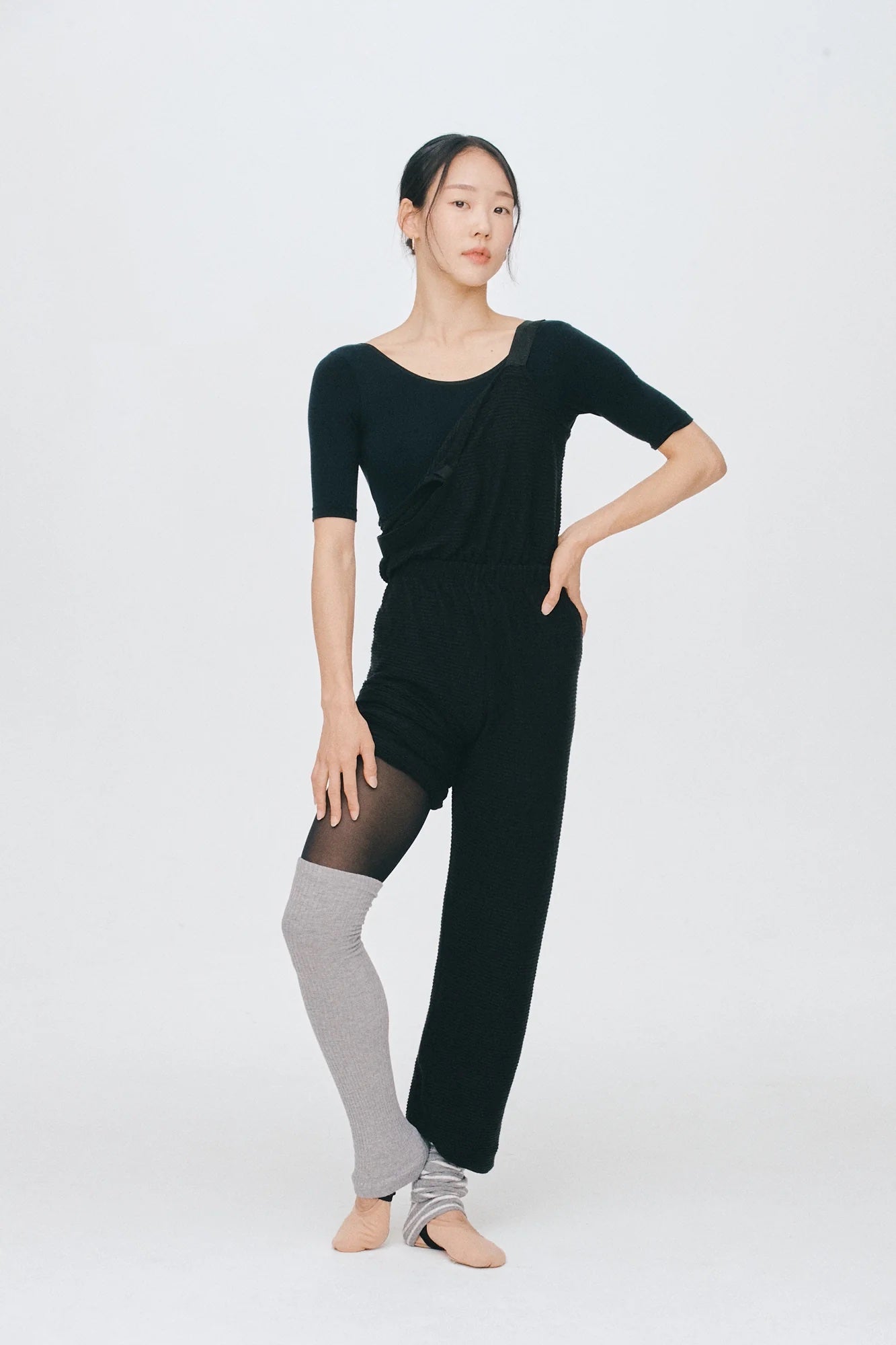MODAL® LONG ROMPER | BLACK