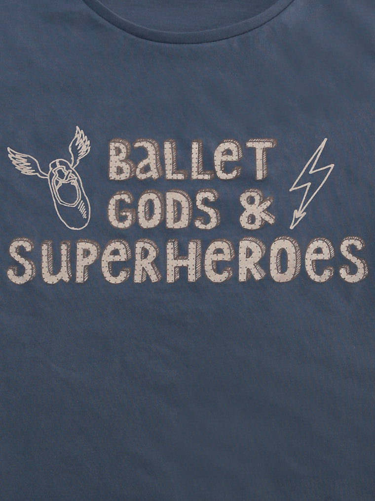 Male T-shirt Ballet Gods & Superheroes Thundercloud