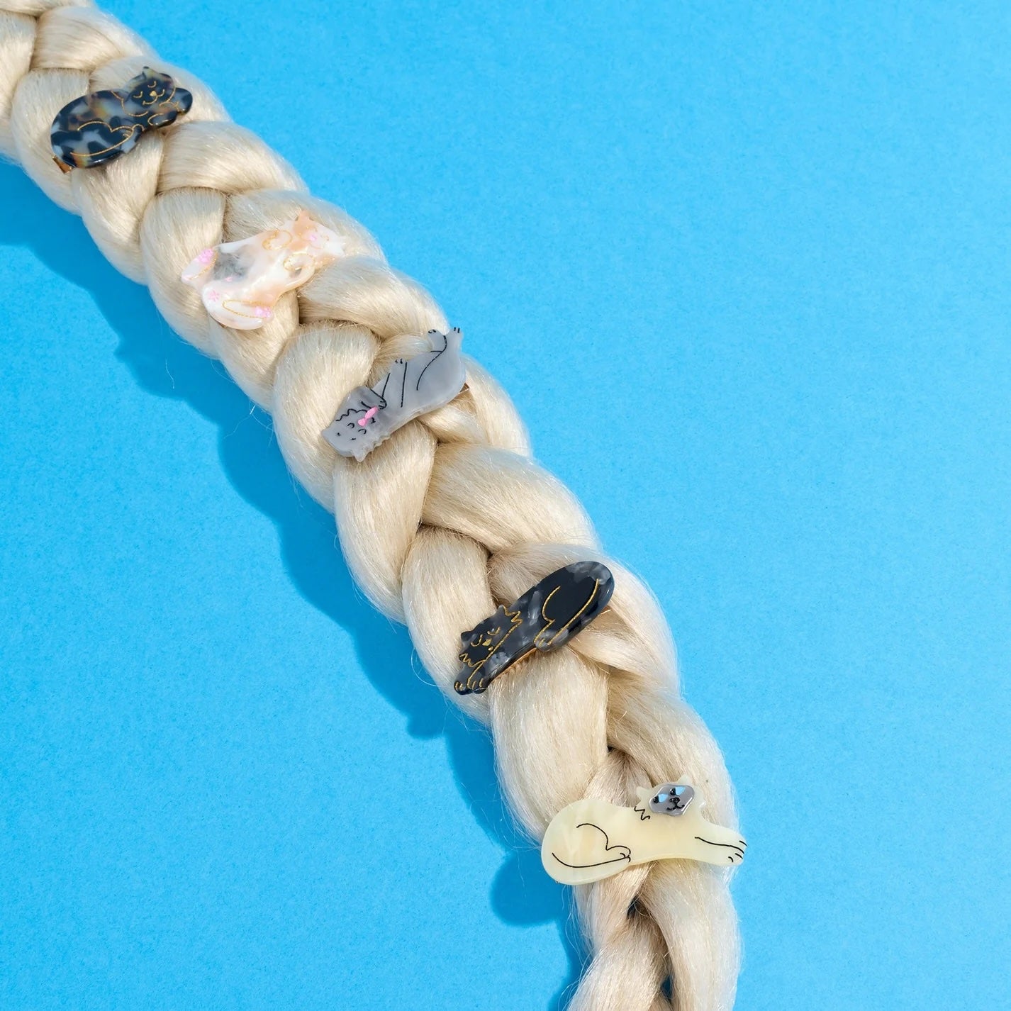 SIAMESE CAT HAIR CLIP
