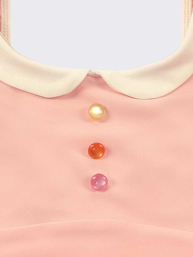 Montpensier girls leotard | Pink peach