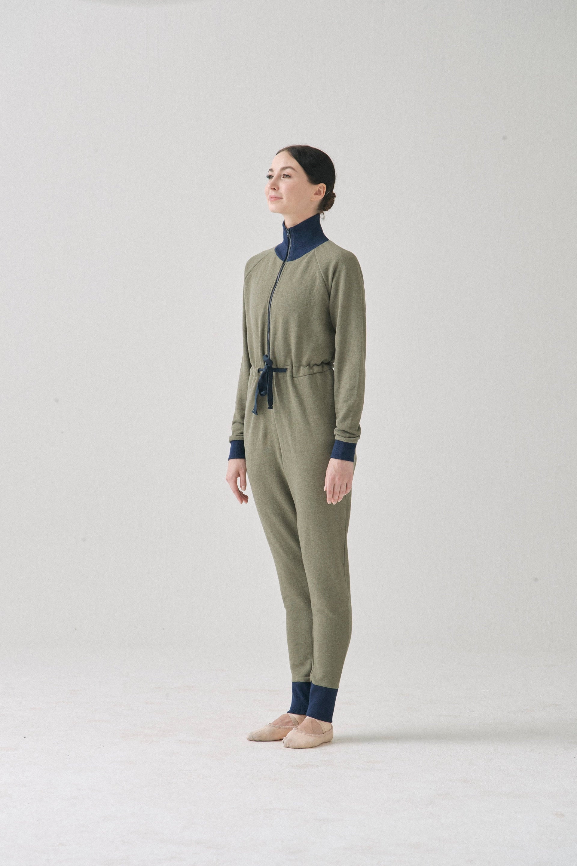 ORGANIC COTTON JUMPSUIT | KHAKI