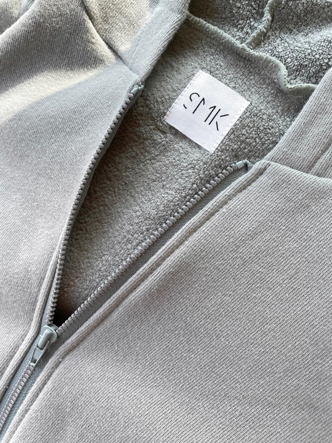 ORGANIC COTTON LACED HOODIE | SAUGE