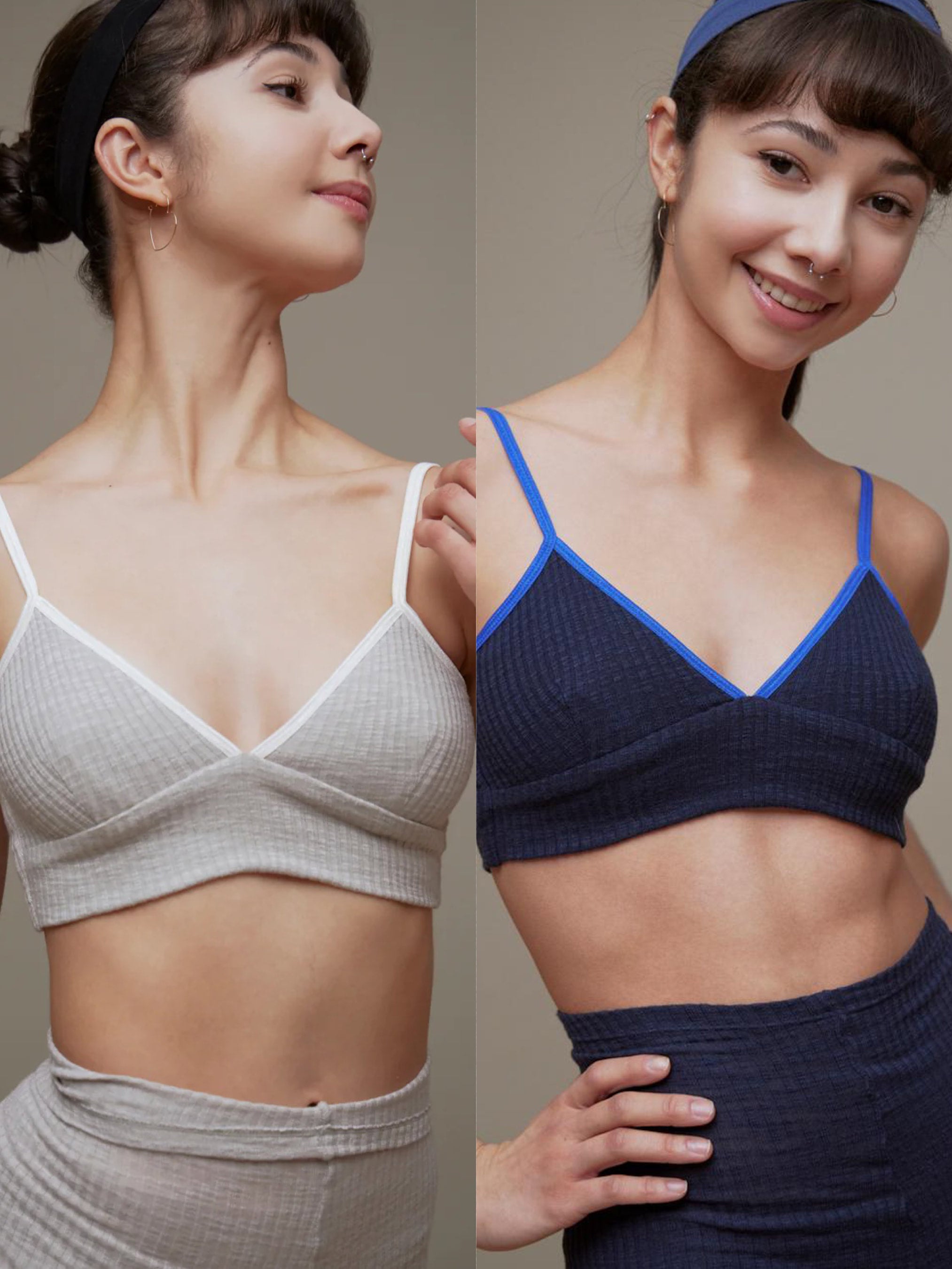 MODAL® bralette set | Beige or Blue