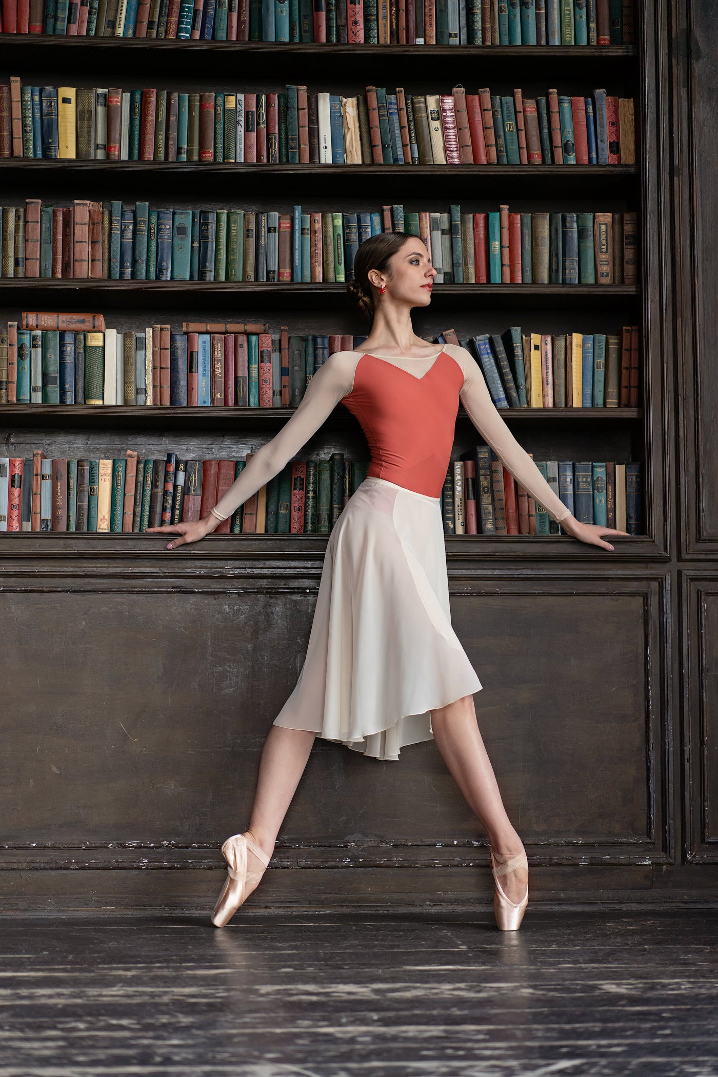Tunique-skirt midi | Nude