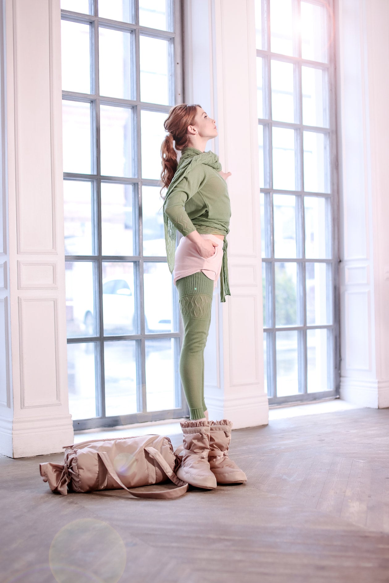 Cardigan by Evgenia Obraztsova Green Apple