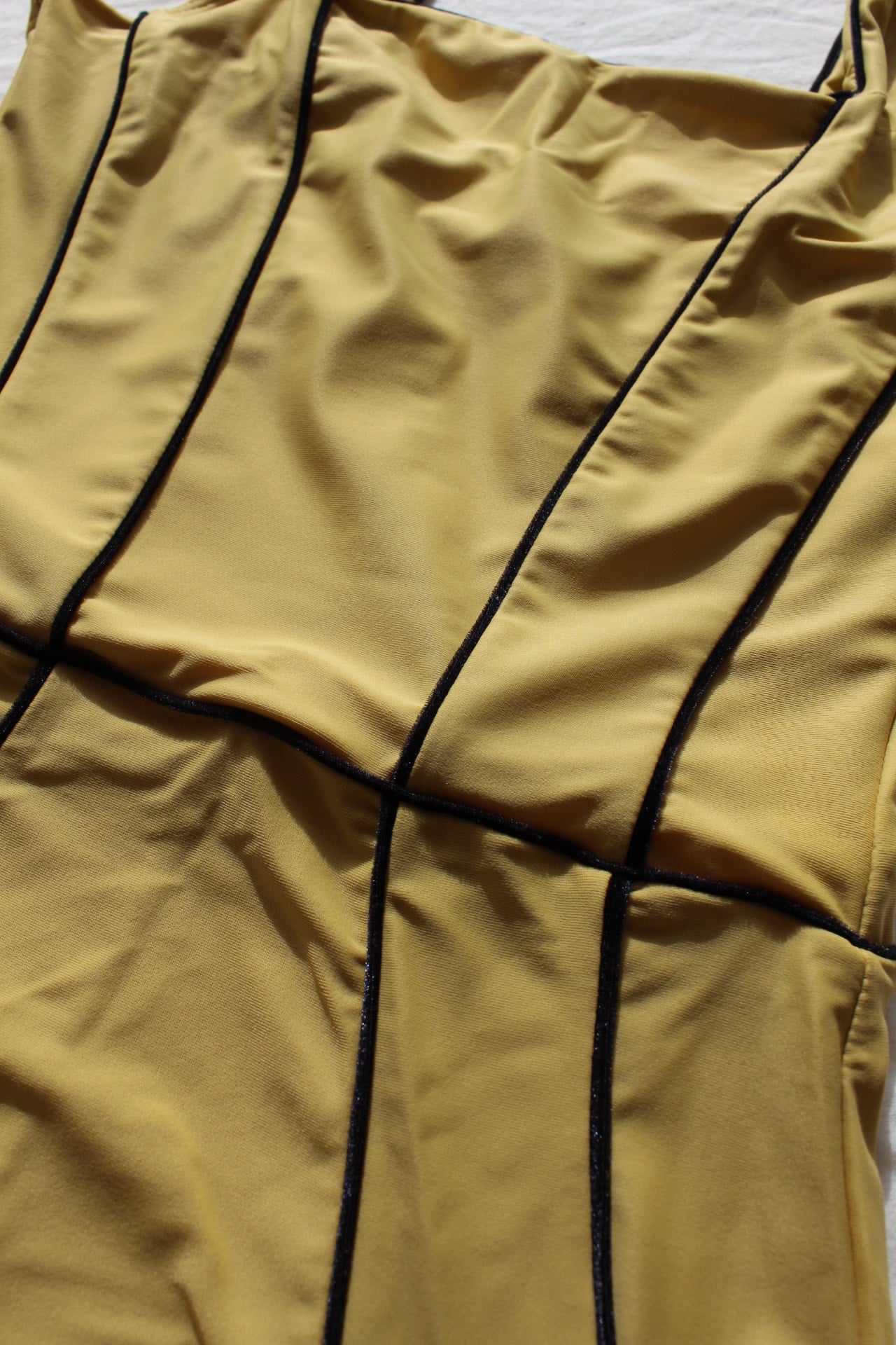 Corset leotard | Gold