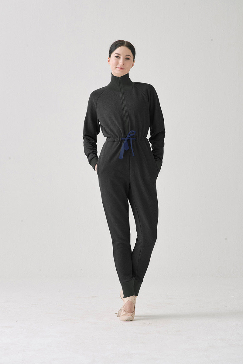 ORGANIC COTTON JUMPSUIT | BLACK
