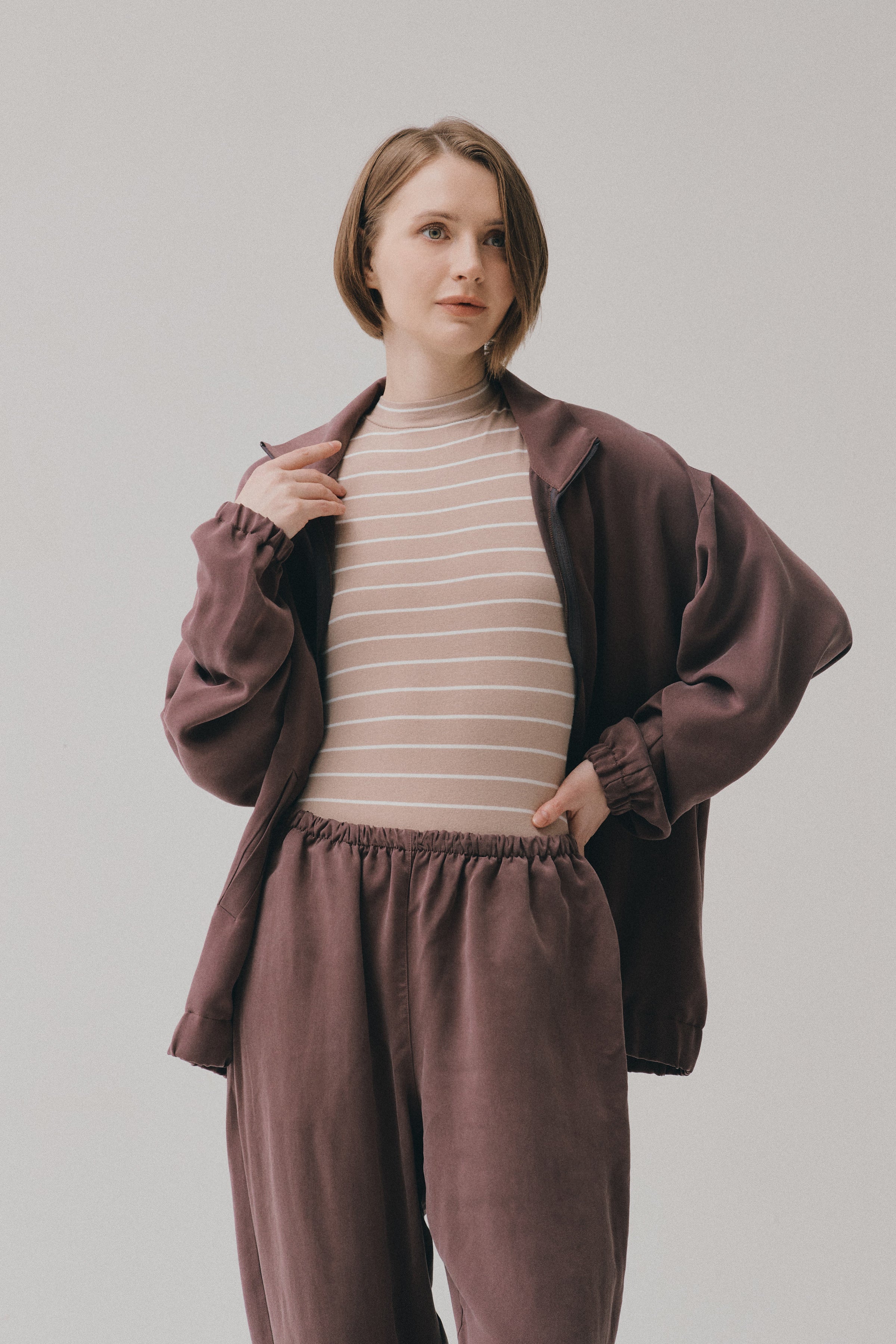 CUPRO MODAL® PANTS | CHESNUT