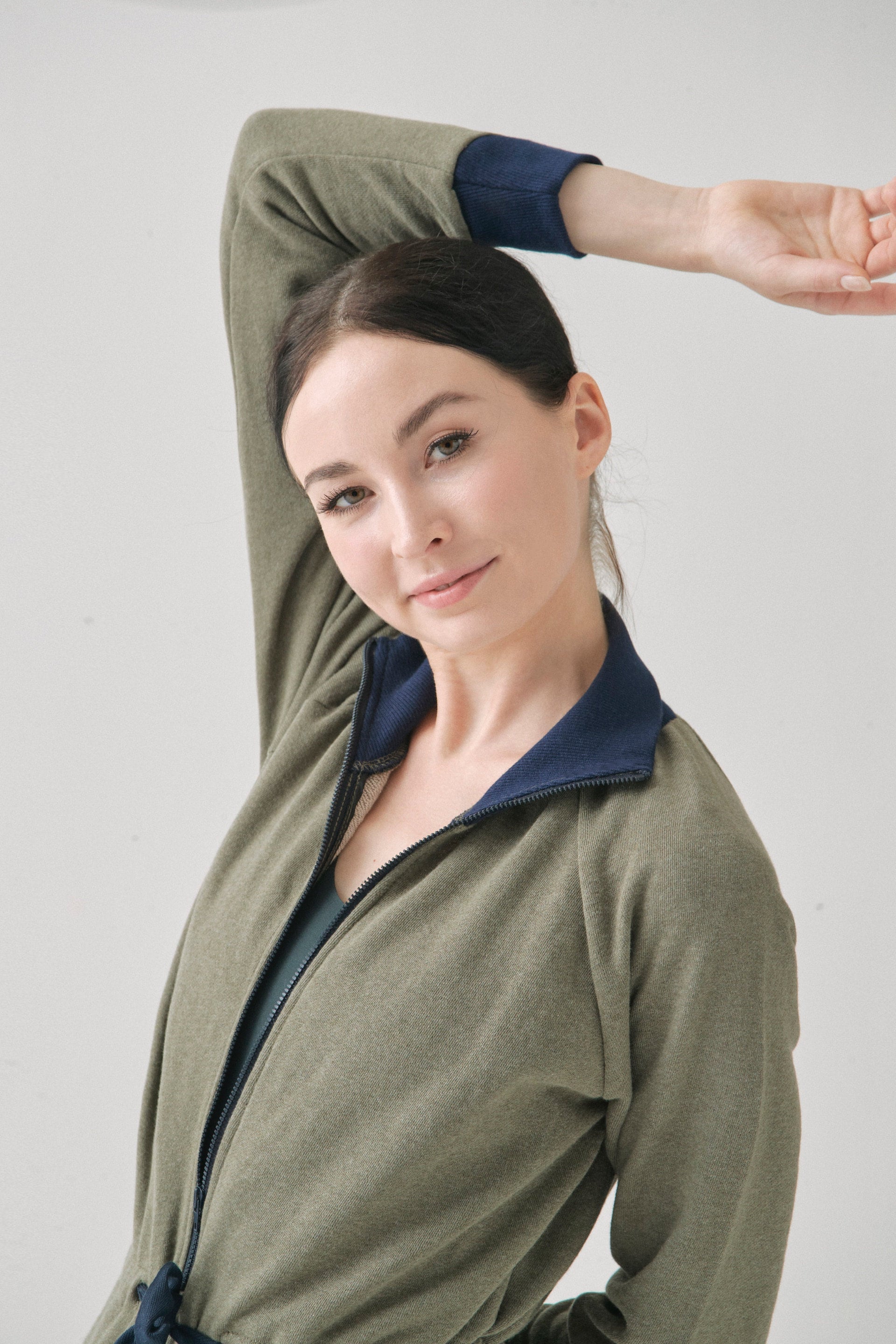 ORGANIC COTTON JUMPSUIT | KHAKI