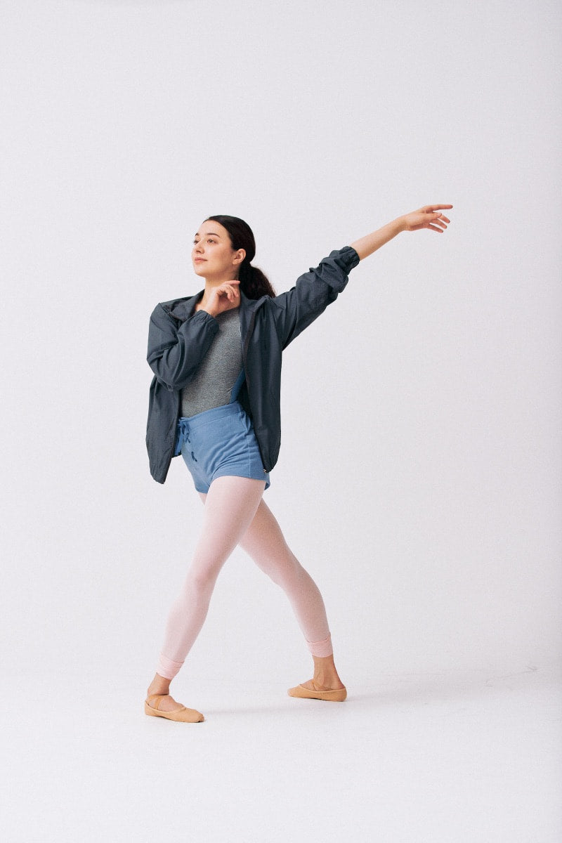 PRINTED RECYCLED POLYESTER JACKET | DARK ICE