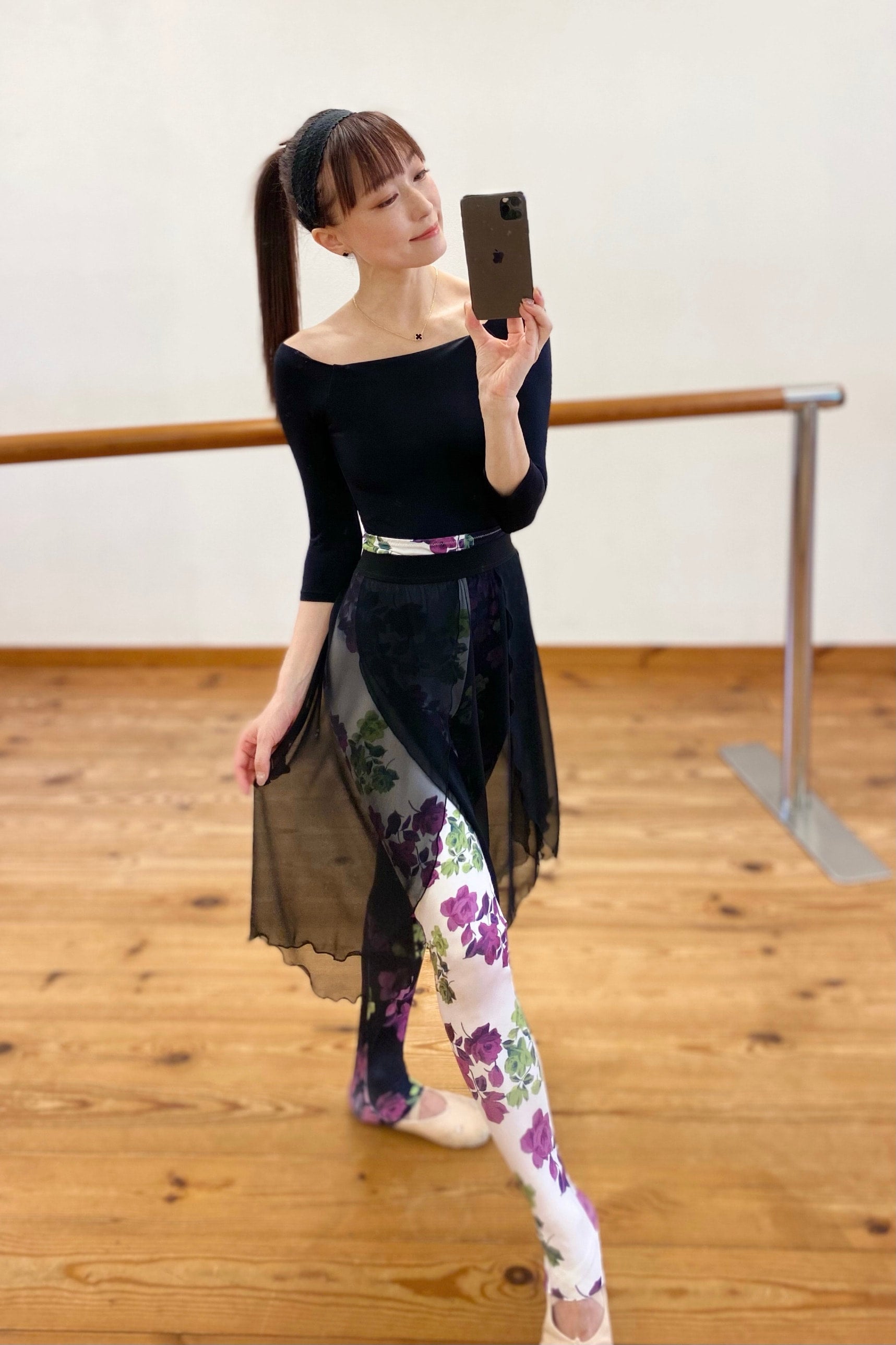 Lillo Tights | Black & White (Half/Half)