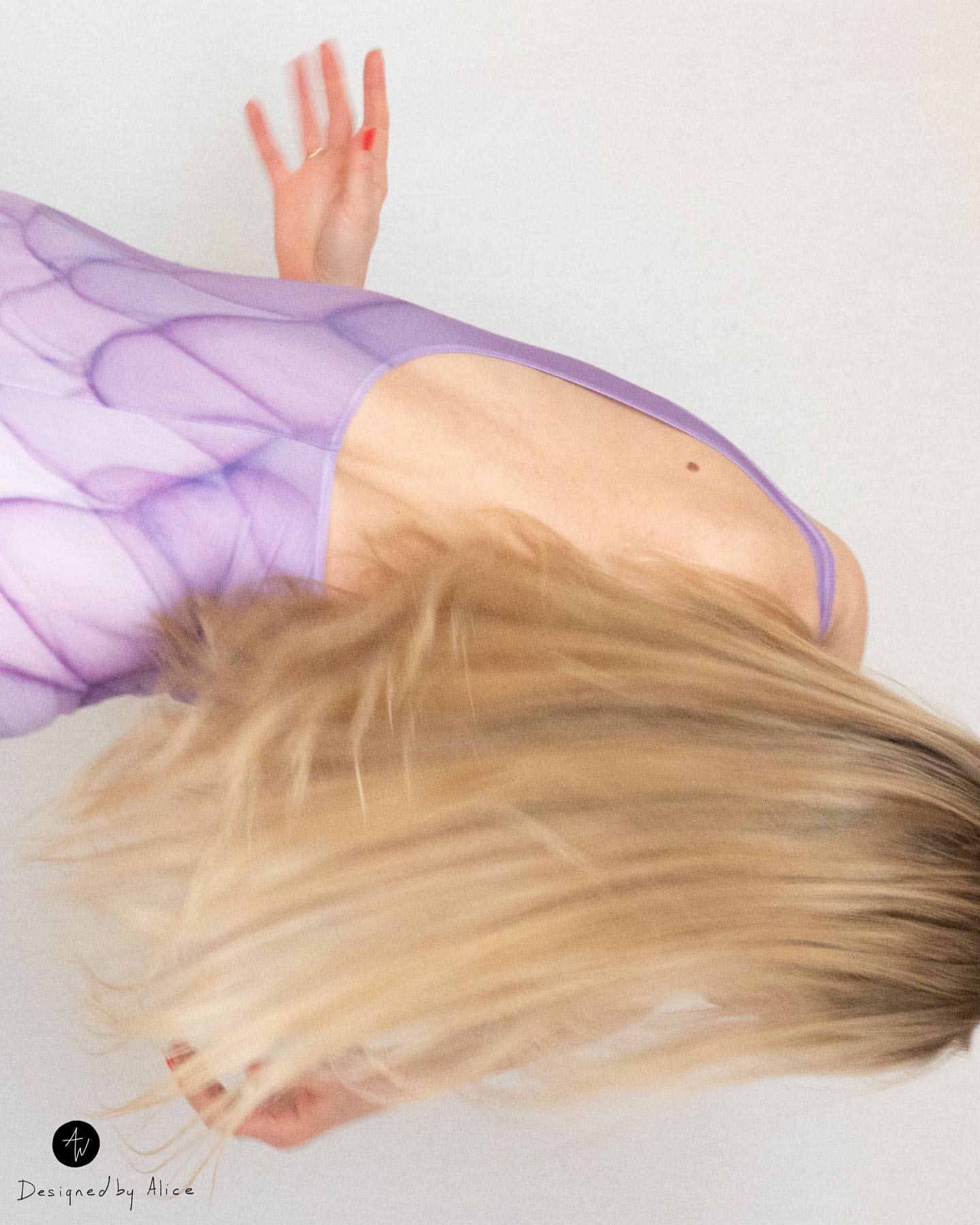 BODYSUIT // LAVENDER SOMEFISH