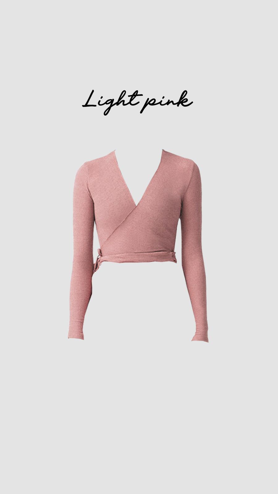 TENCEL™ WRAPPED TOP | LIGHT PINK