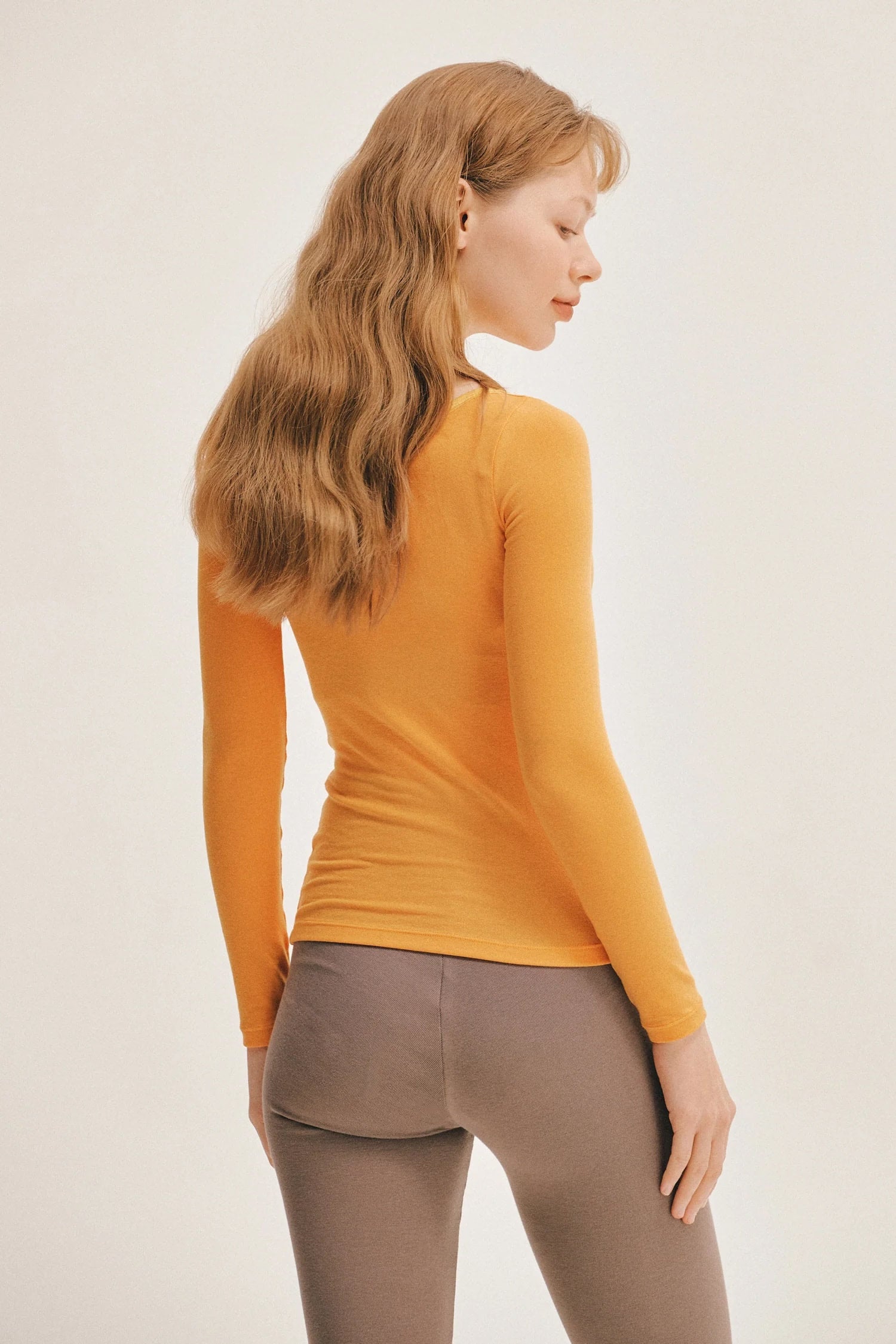 TENCEL™ MAXI FITTED TEE | Sunset