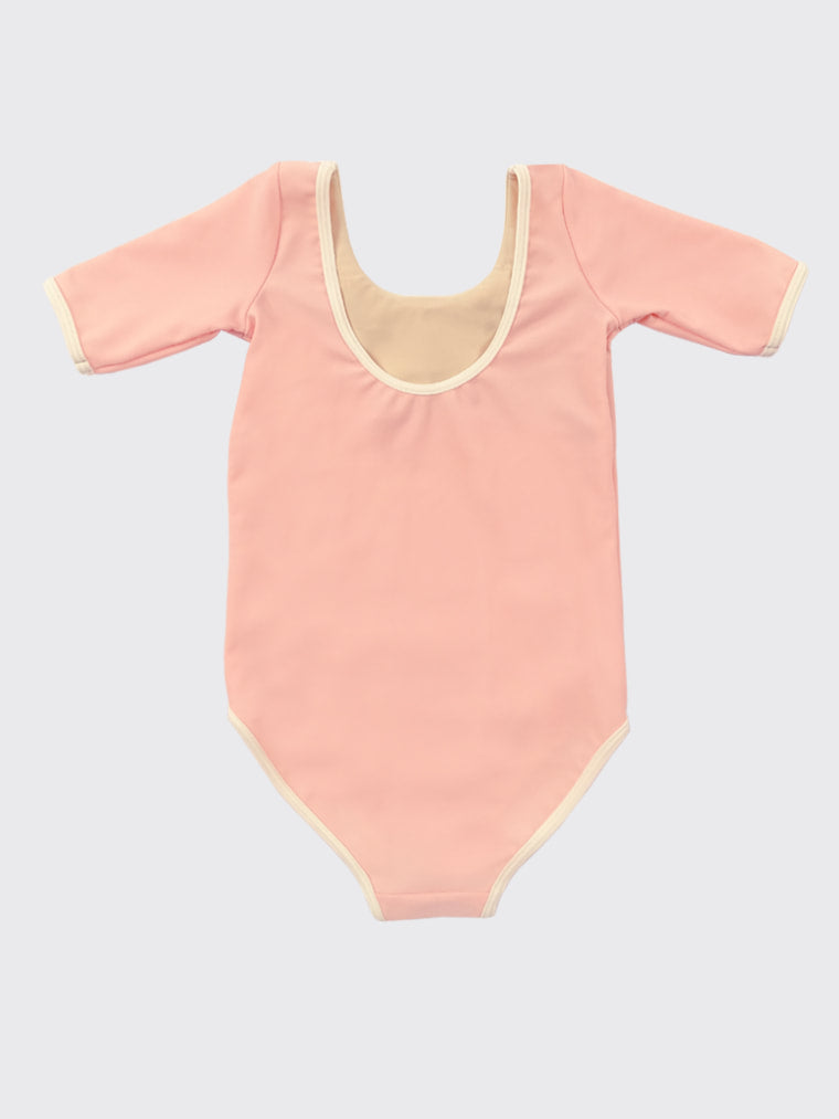 Montpensier girls leotard | Pink peach