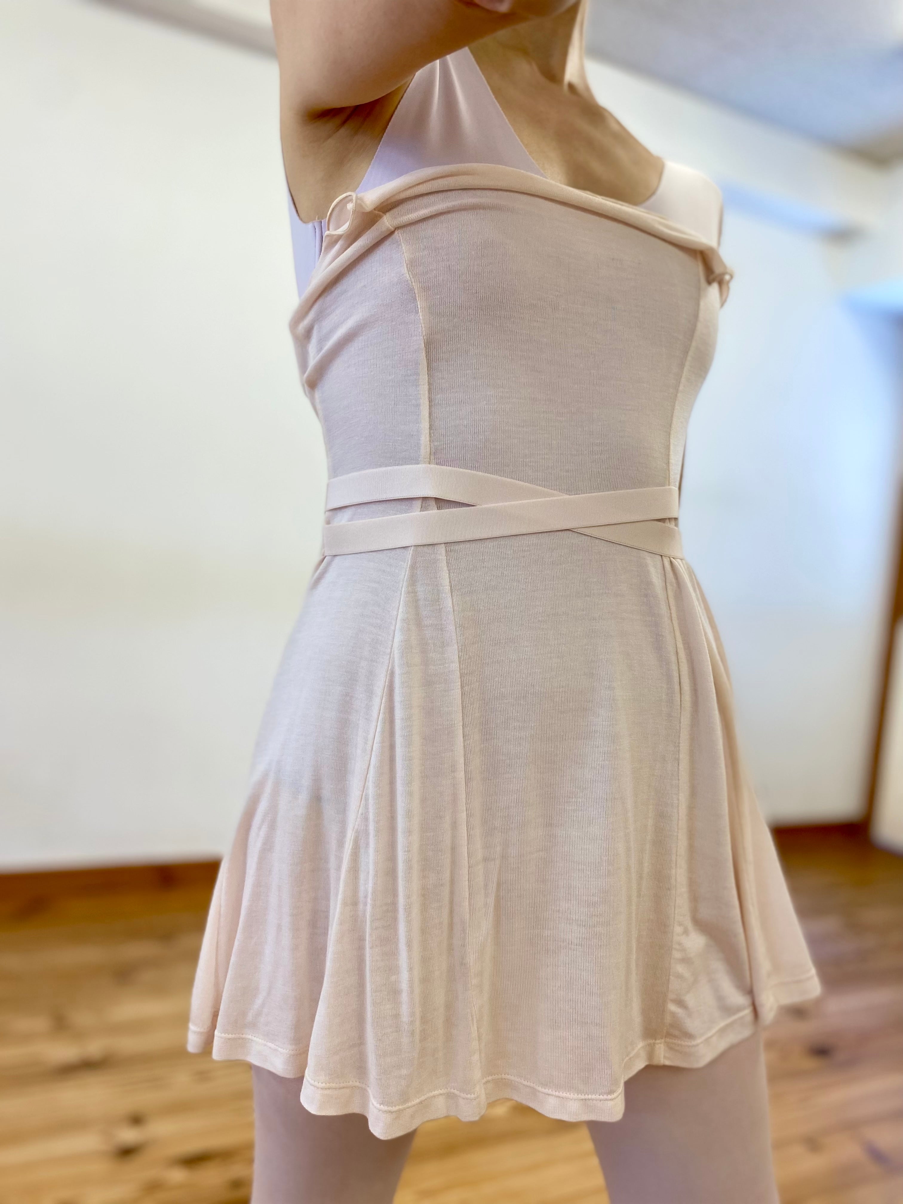 TENCEL™ Ballet Dress | White Pink