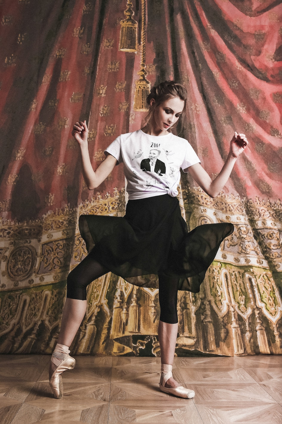 Tunique-skirt midi | Black