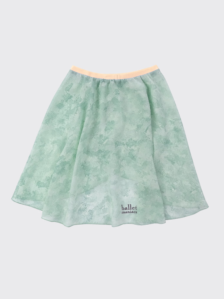 Girls tunique-skirt mini | Pastel green