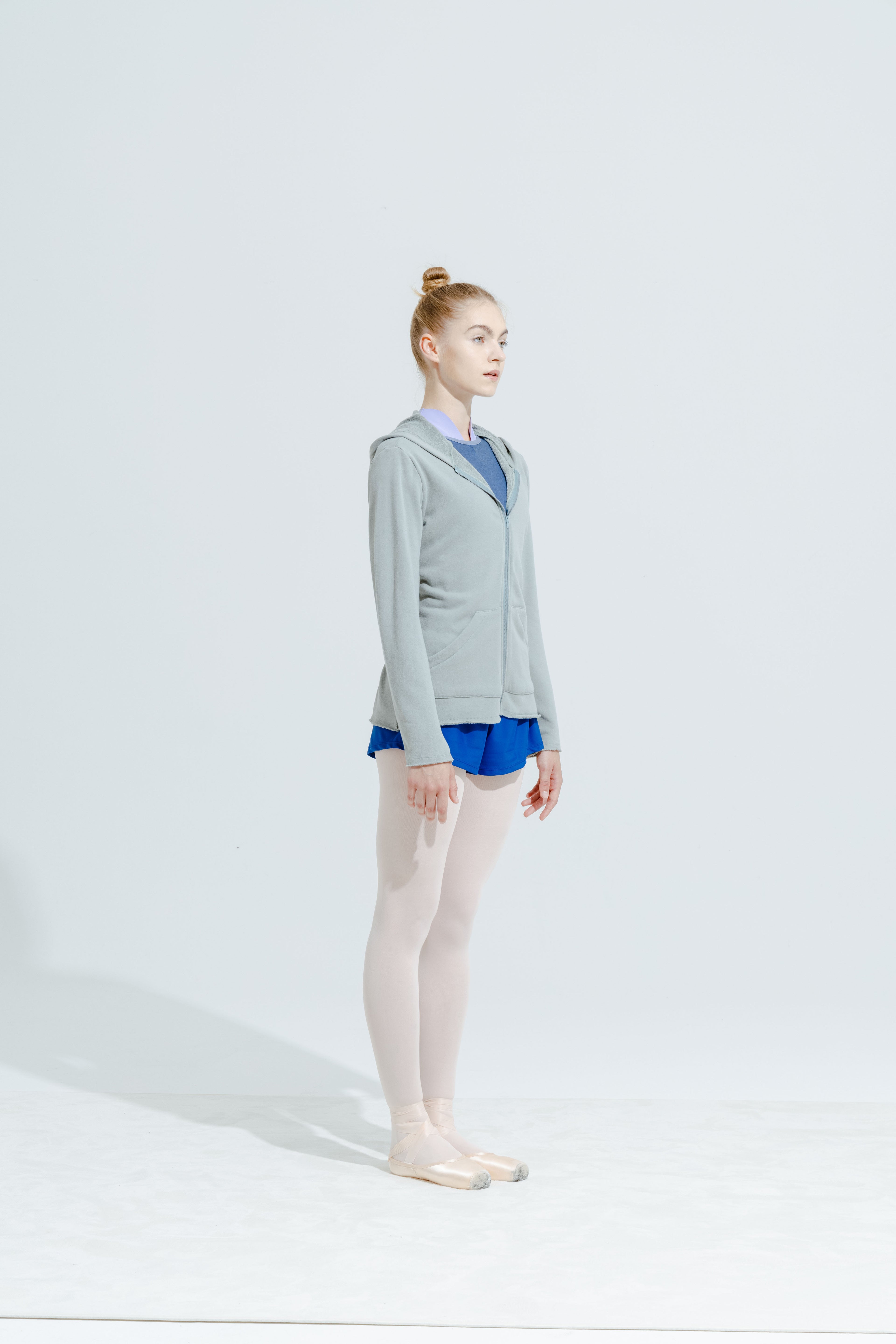 ORGANIC COTTON LACED HOODIE | SAUGE