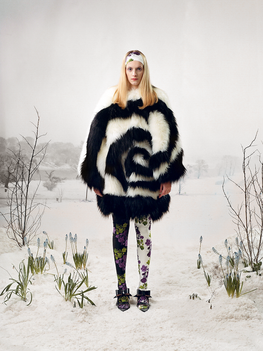Lillo Tights | Black & White (Half/Half)