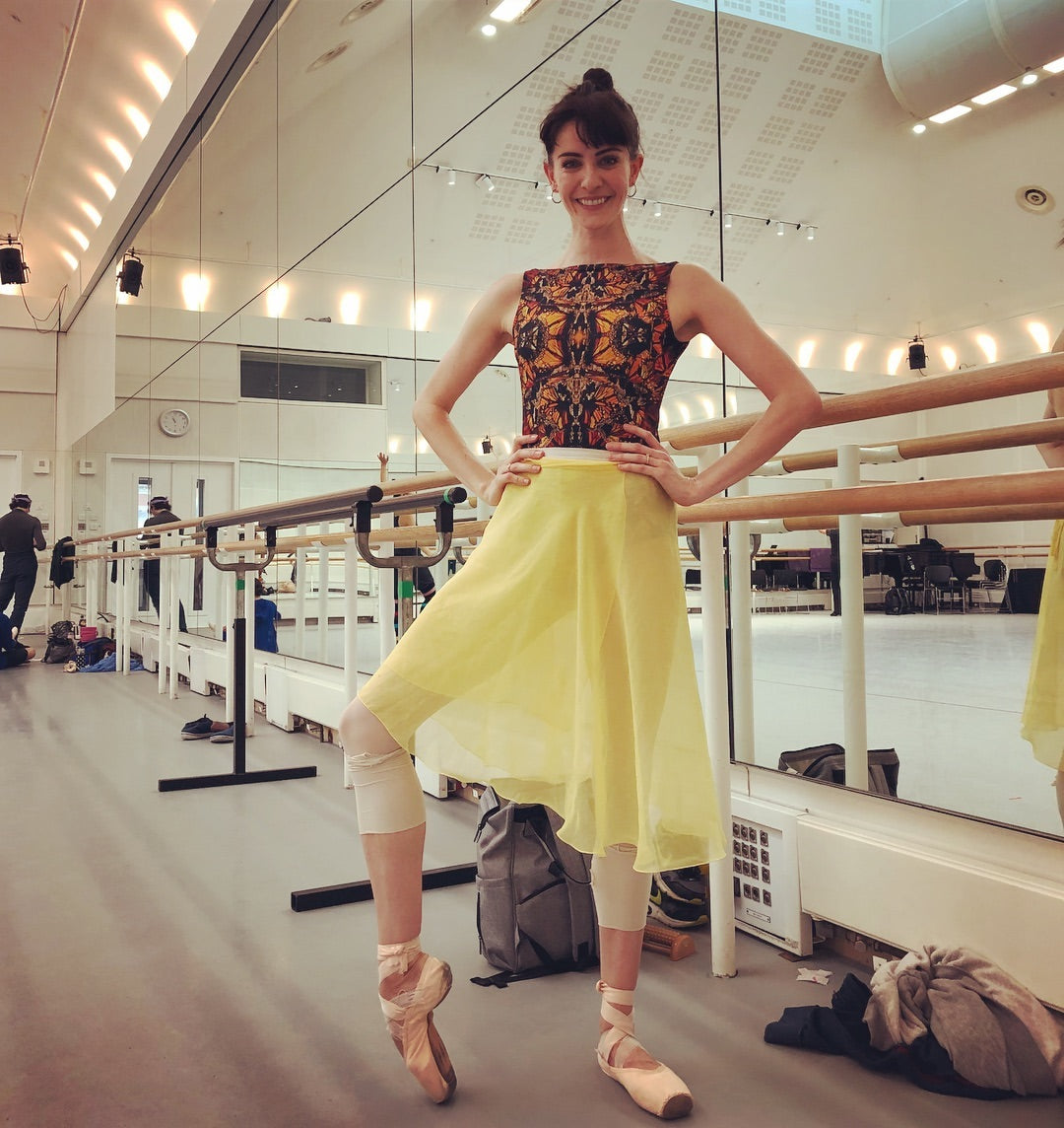 Tunique-skirt midi | Yellow Narcissus